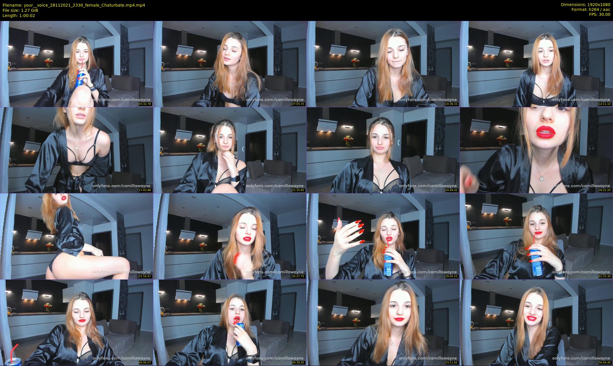 your__voice — 61 minute Chaturbate female cam show recording, 1080p, Nov 28, 2021