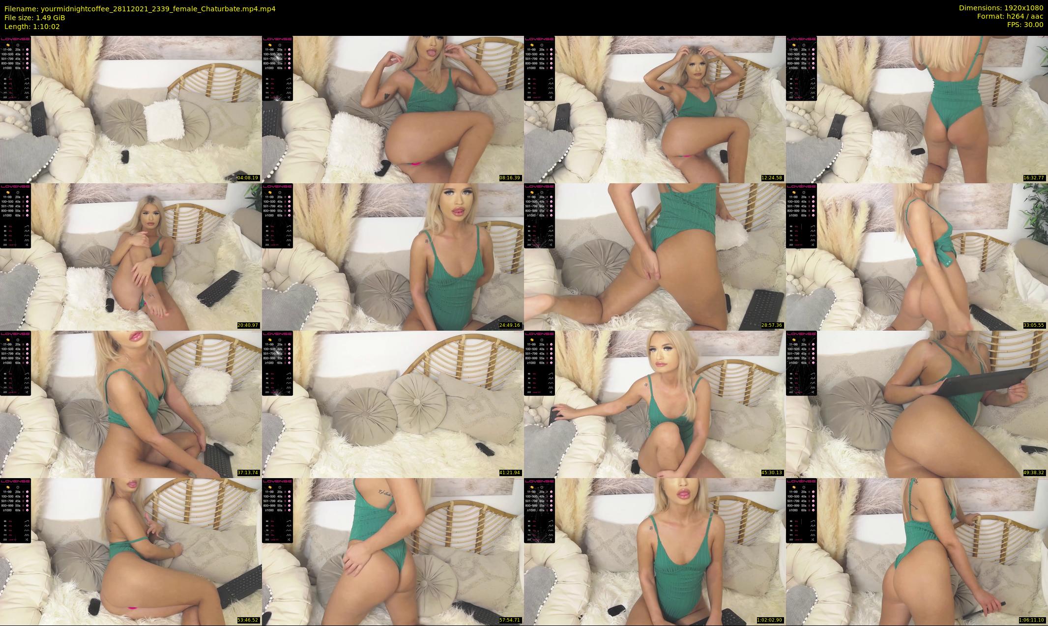 yourmidnightcoffee — 71 minute Chaturbate female cam show recording, 1080p, Nov 28, 2021
