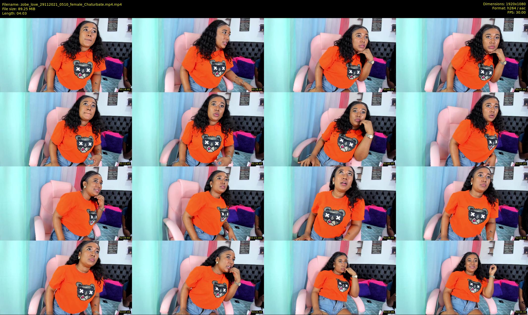 zobe_love — 5 minute Chaturbate female cam show recording, 1080p, Nov 29, 2021
