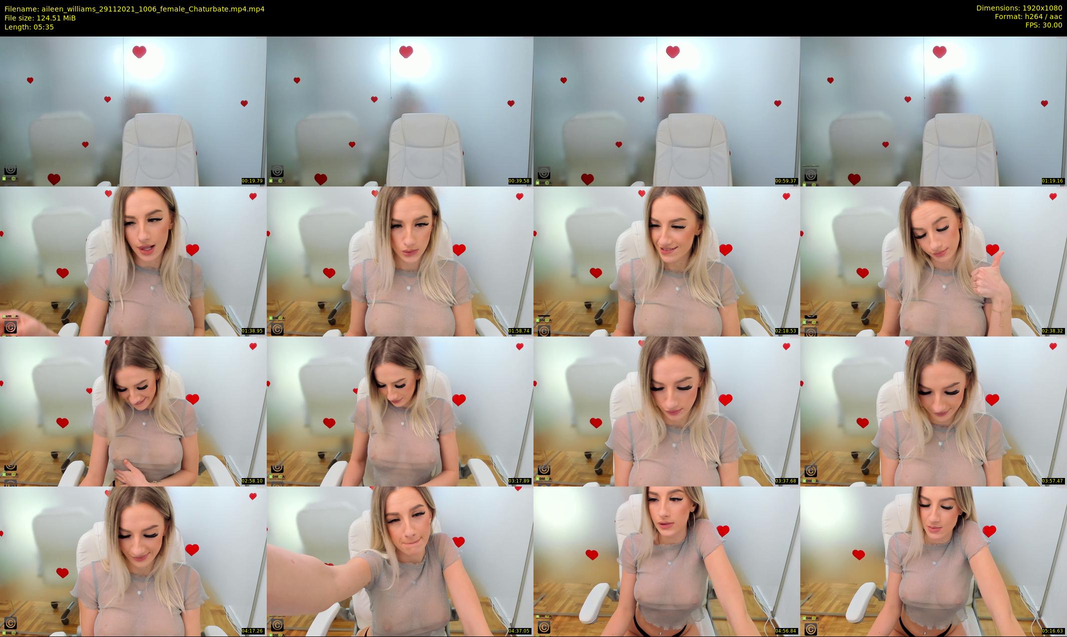 aileen_williams — 6 minute Chaturbate female cam show recording, 1080p, Nov 29, 2021