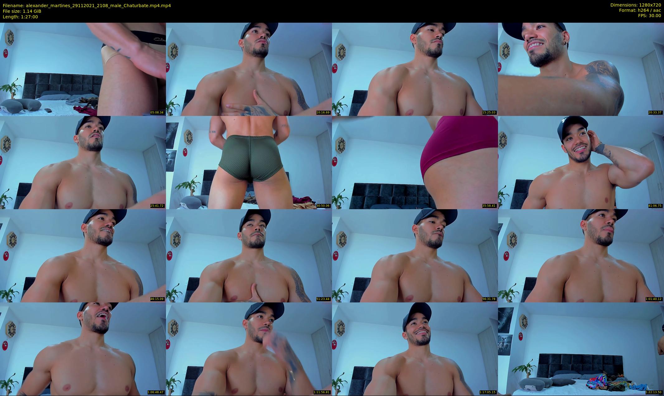 alexander_martines — 87 minute Chaturbate male cam show recording, 720p, Nov 29, 2021