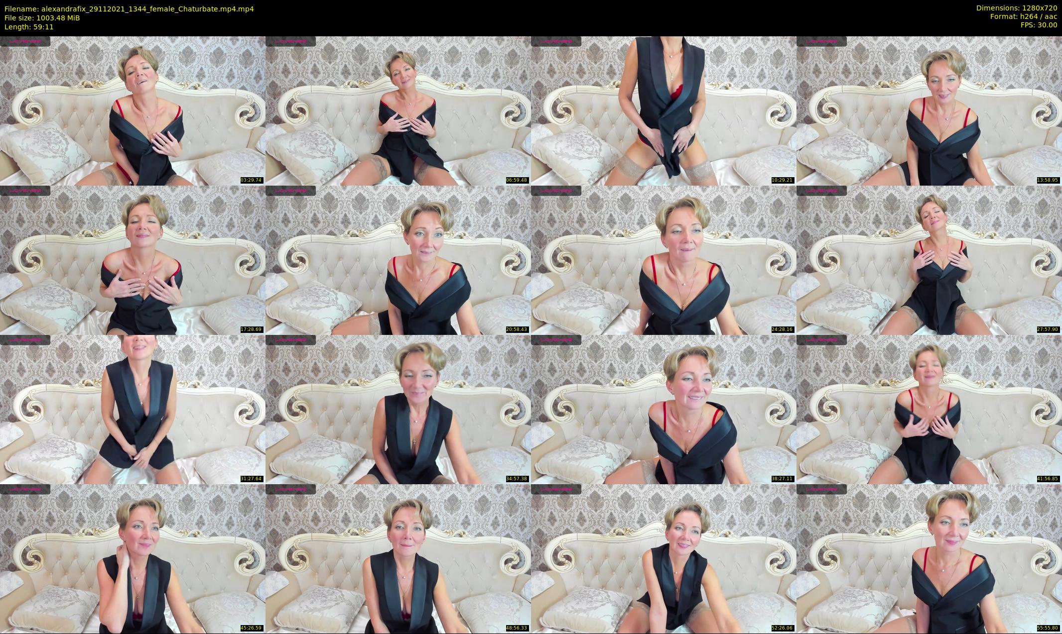 alexandrafix — 60 minute Chaturbate female cam show recording, 720p, Nov 29, 2021