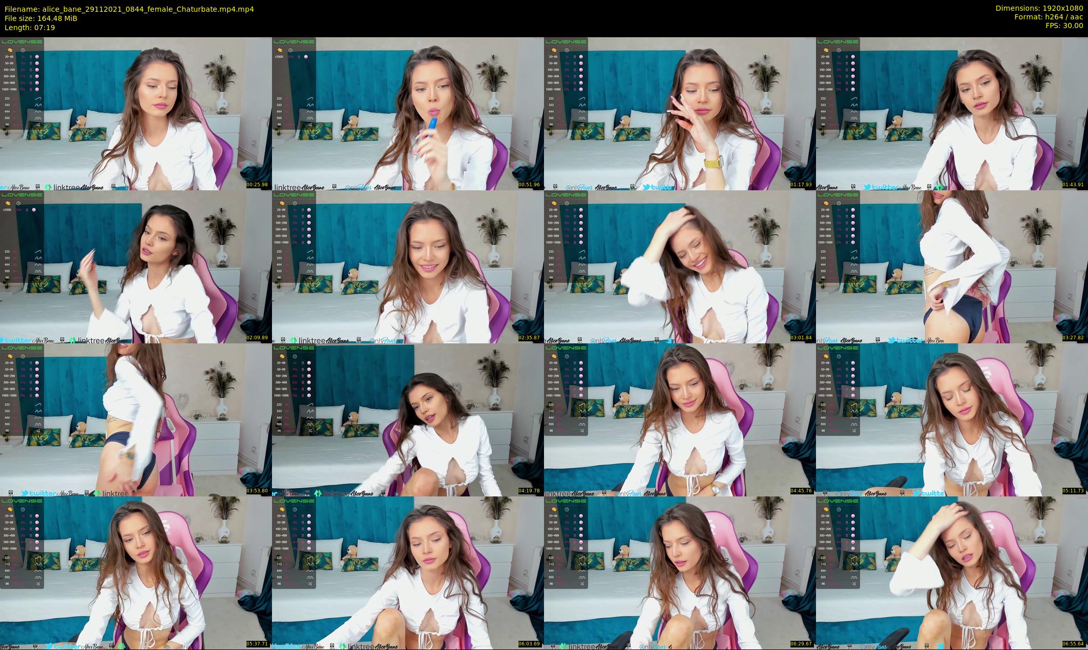 alice_bane — 8 minute Chaturbate female cam show recording, 1080p, Nov 29, 2021