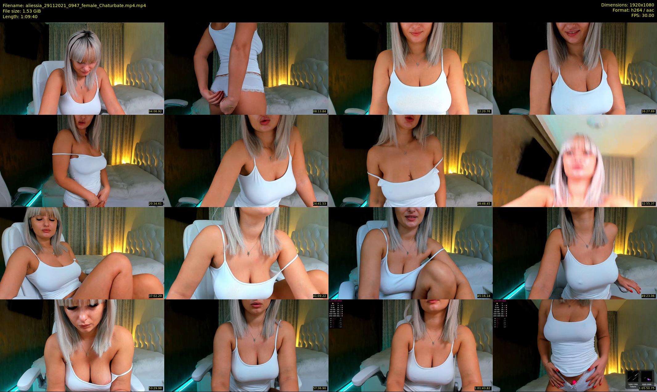 aliessia — 70 minute Chaturbate female cam show recording, 1080p, Nov 29, 2021