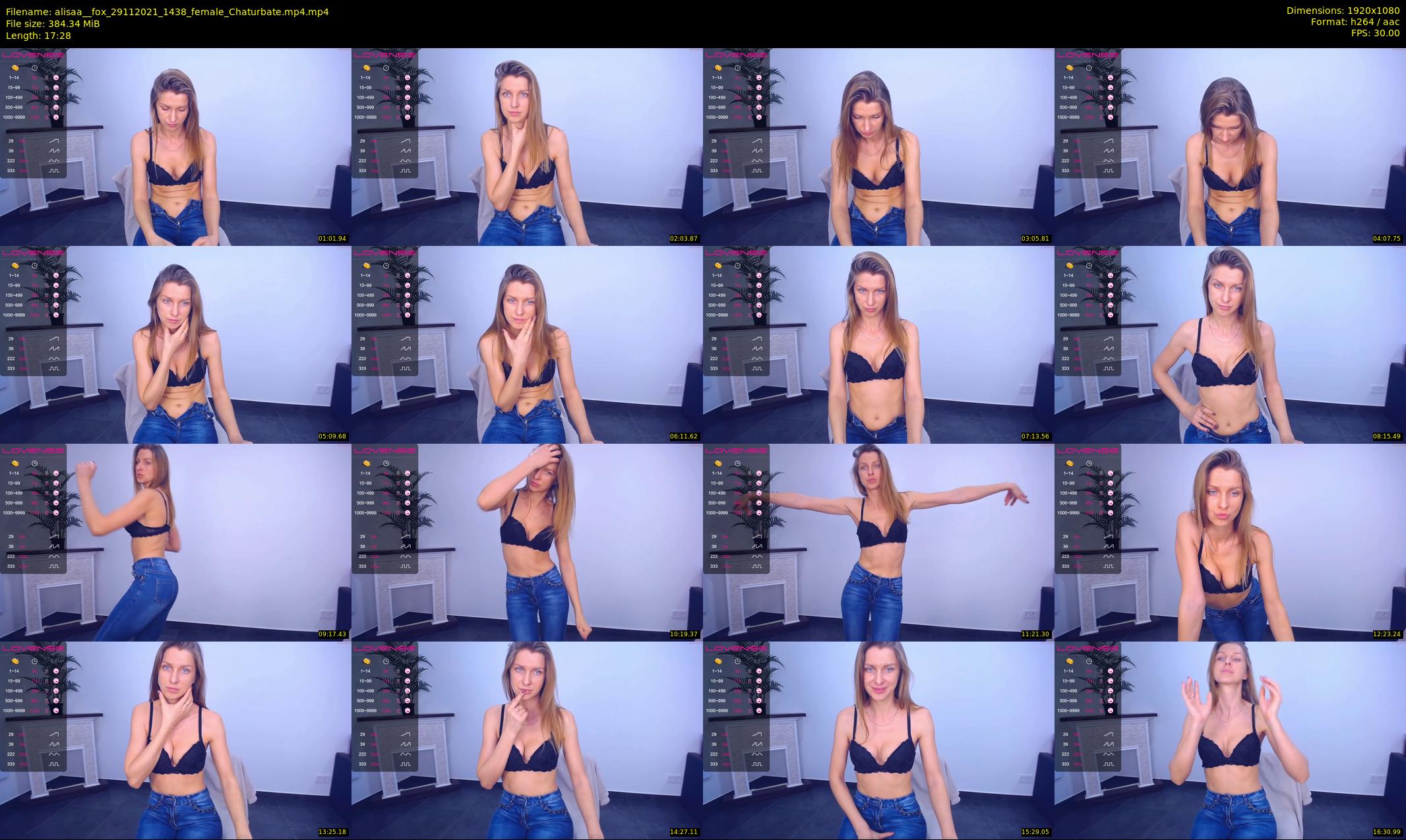 alisaa__fox — 18 minute Chaturbate female cam show recording, 1080p, Nov 29, 2021