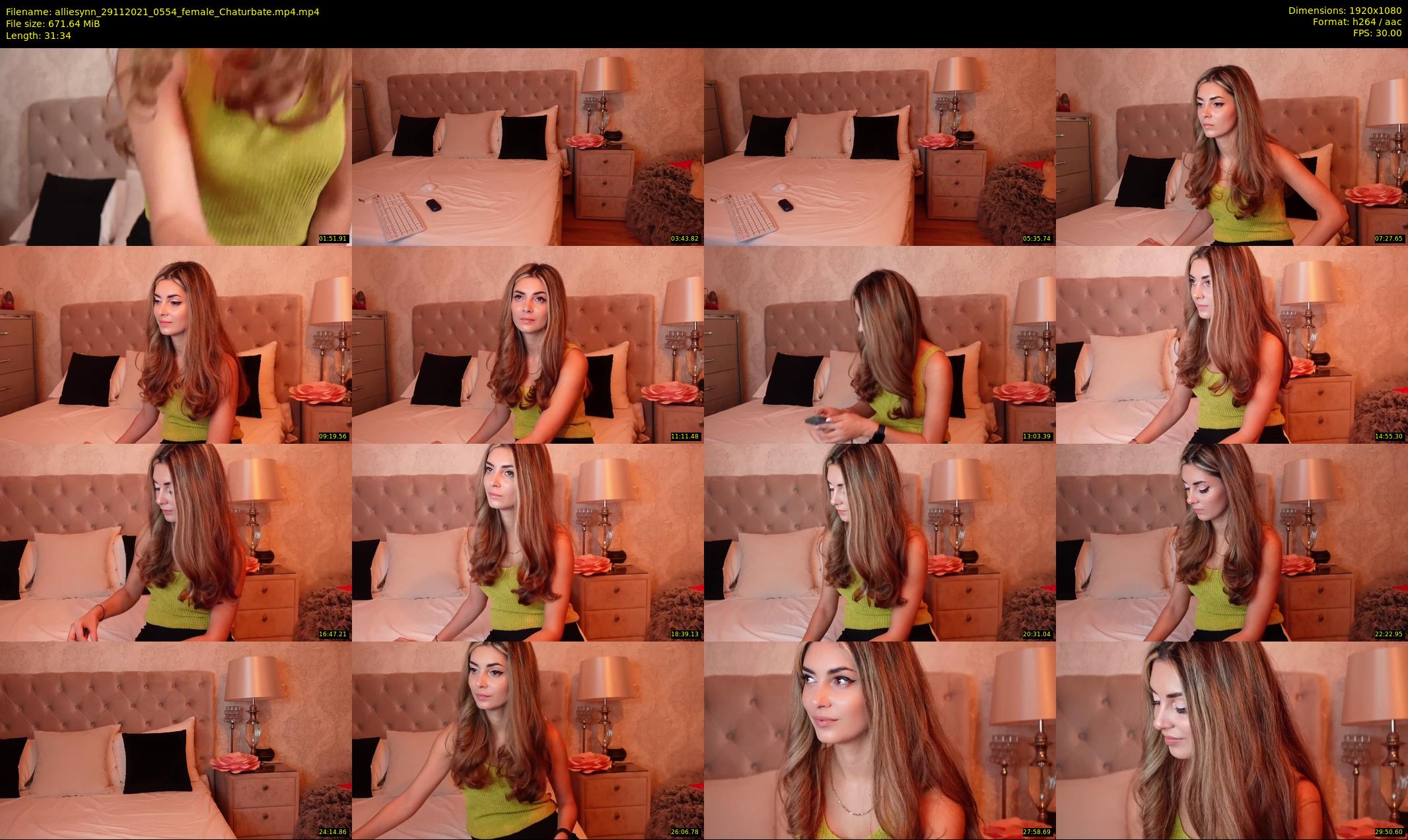 alliesynn — 32 minute Chaturbate female cam show recording, 1080p, Nov 29, 2021