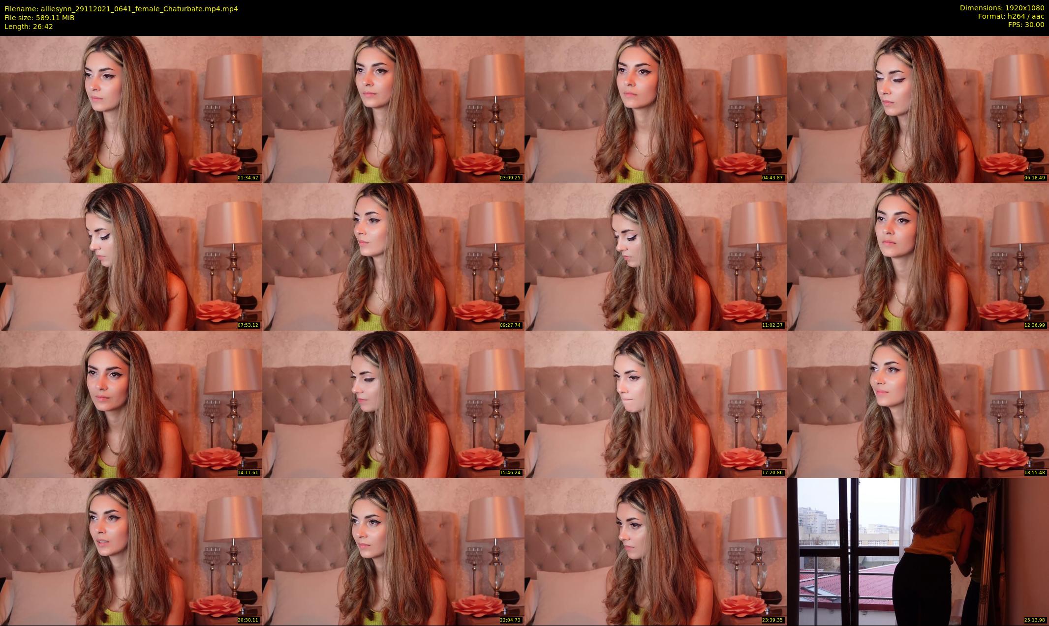 alliesynn — 27 minute Chaturbate female cam show recording, 1080p, Nov 29, 2021