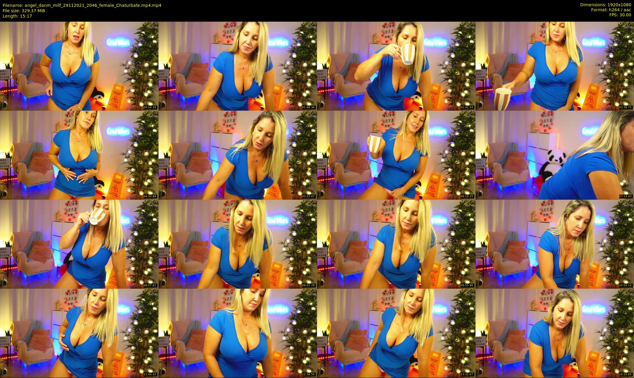 angel_danm_milf — 16 minute Chaturbate female cam show recording, 1080p, Nov 29, 2021