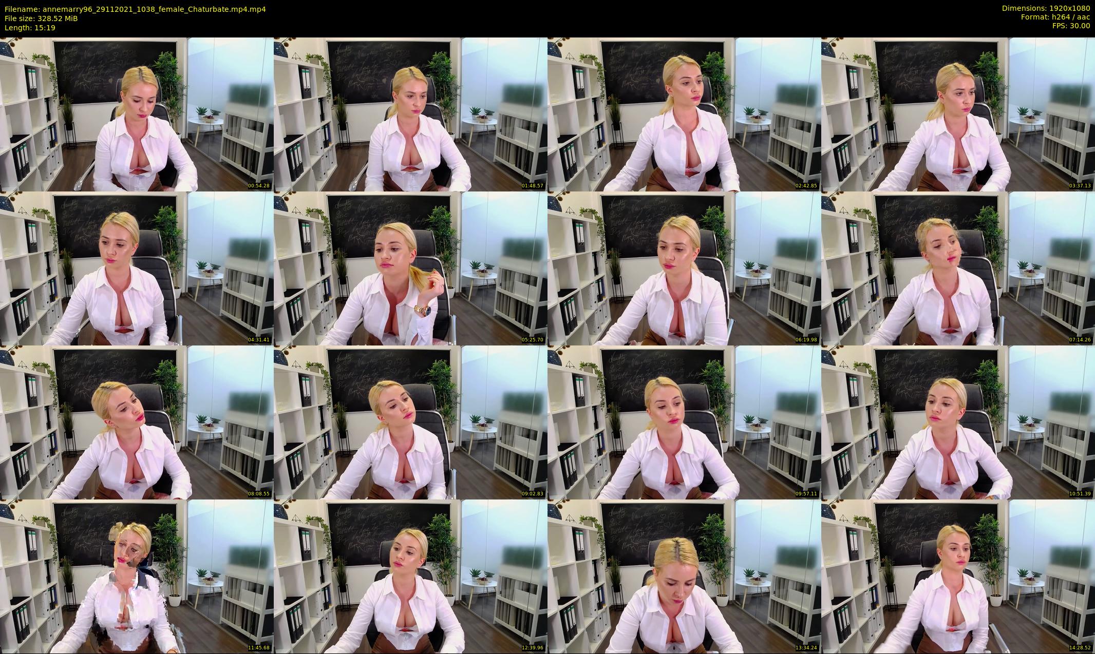 annemarry96 — 16 minute Chaturbate female cam show recording, 1080p, Nov 29, 2021