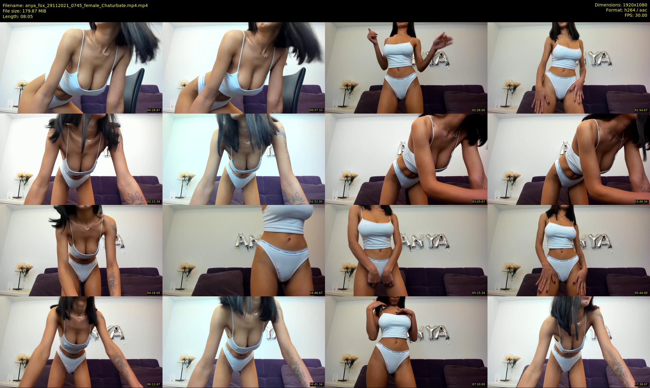 anya_fox — 9 minute Chaturbate female cam show recording, 1080p, Nov 29, 2021