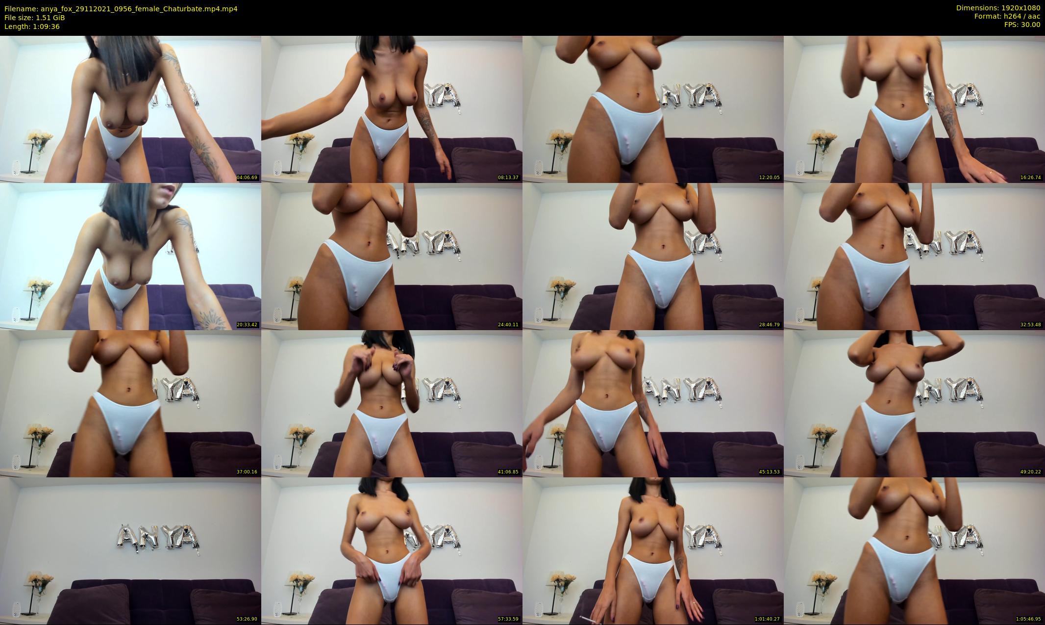 anya_fox — 70 minute Chaturbate female cam show recording, 1080p, Nov 29, 2021