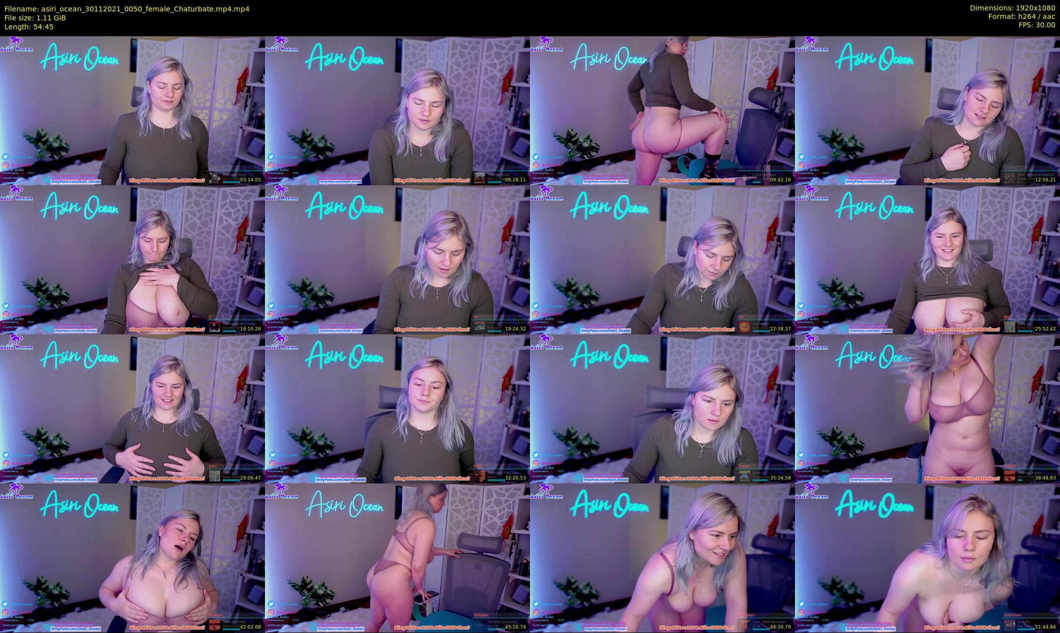 asiri_ocean — 55 minute Chaturbate female cam show recording, 1080p, Nov 30, 2021