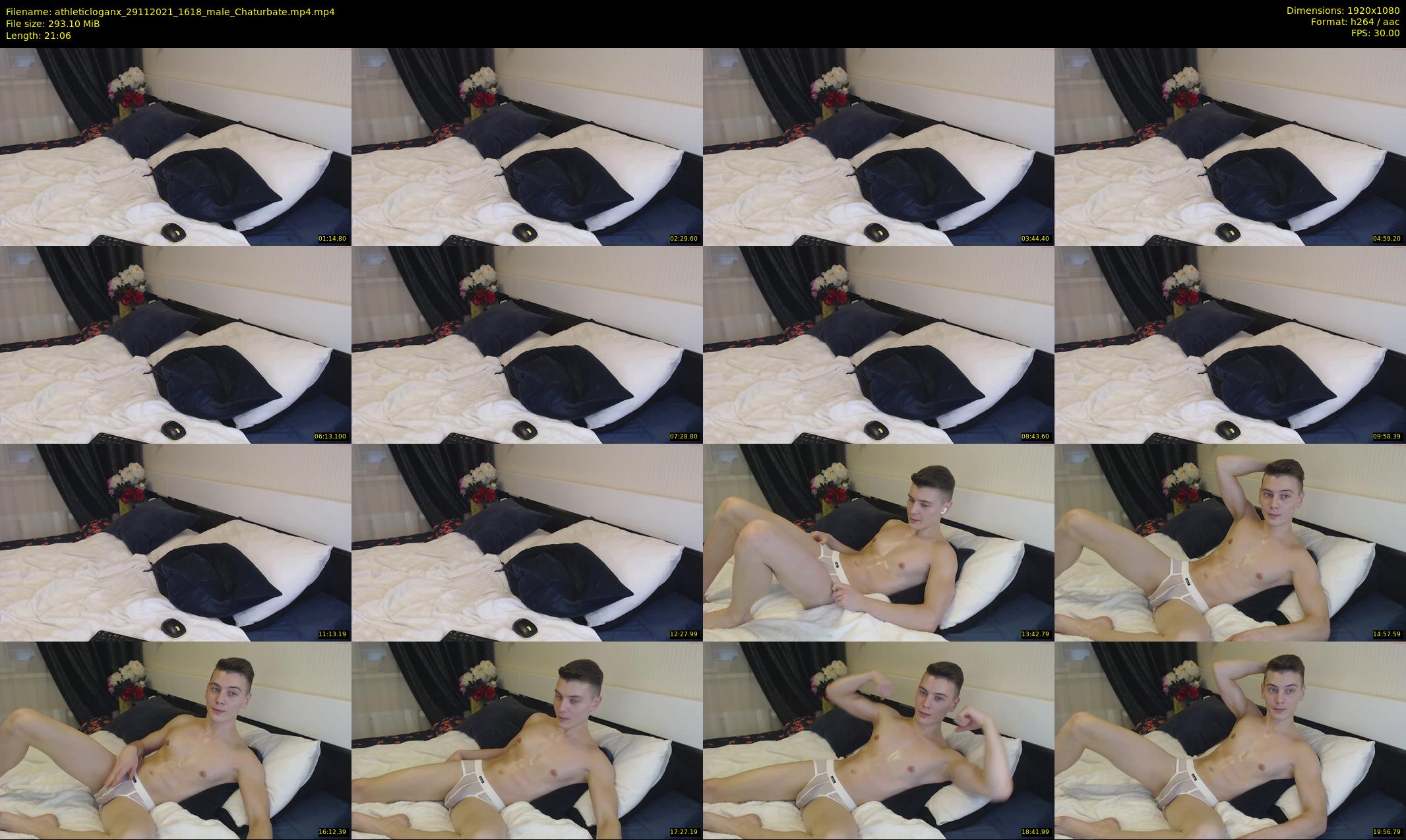 athleticloganx — 22 minute Chaturbate male cam show recording, 1080p, Nov 29, 2021