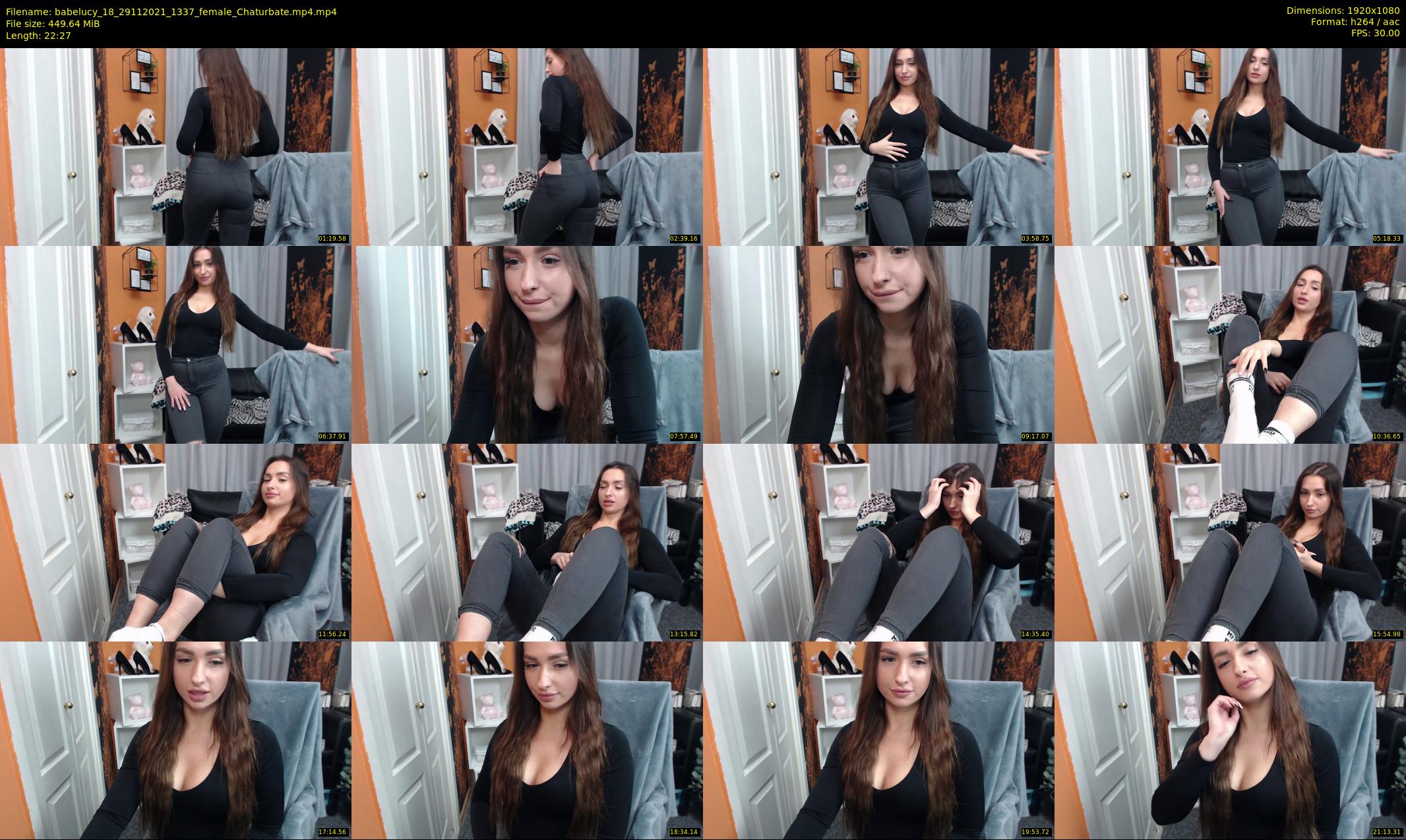 babelucy_18 — 23 minute Chaturbate female cam show recording, 1080p, Nov 29, 2021