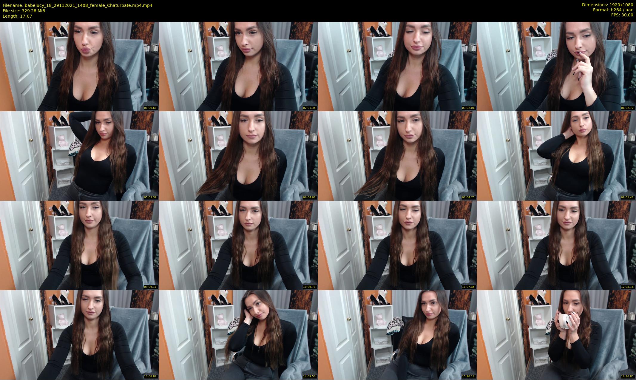 babelucy_18 — 18 minute Chaturbate female cam show recording, 1080p, Nov 29, 2021