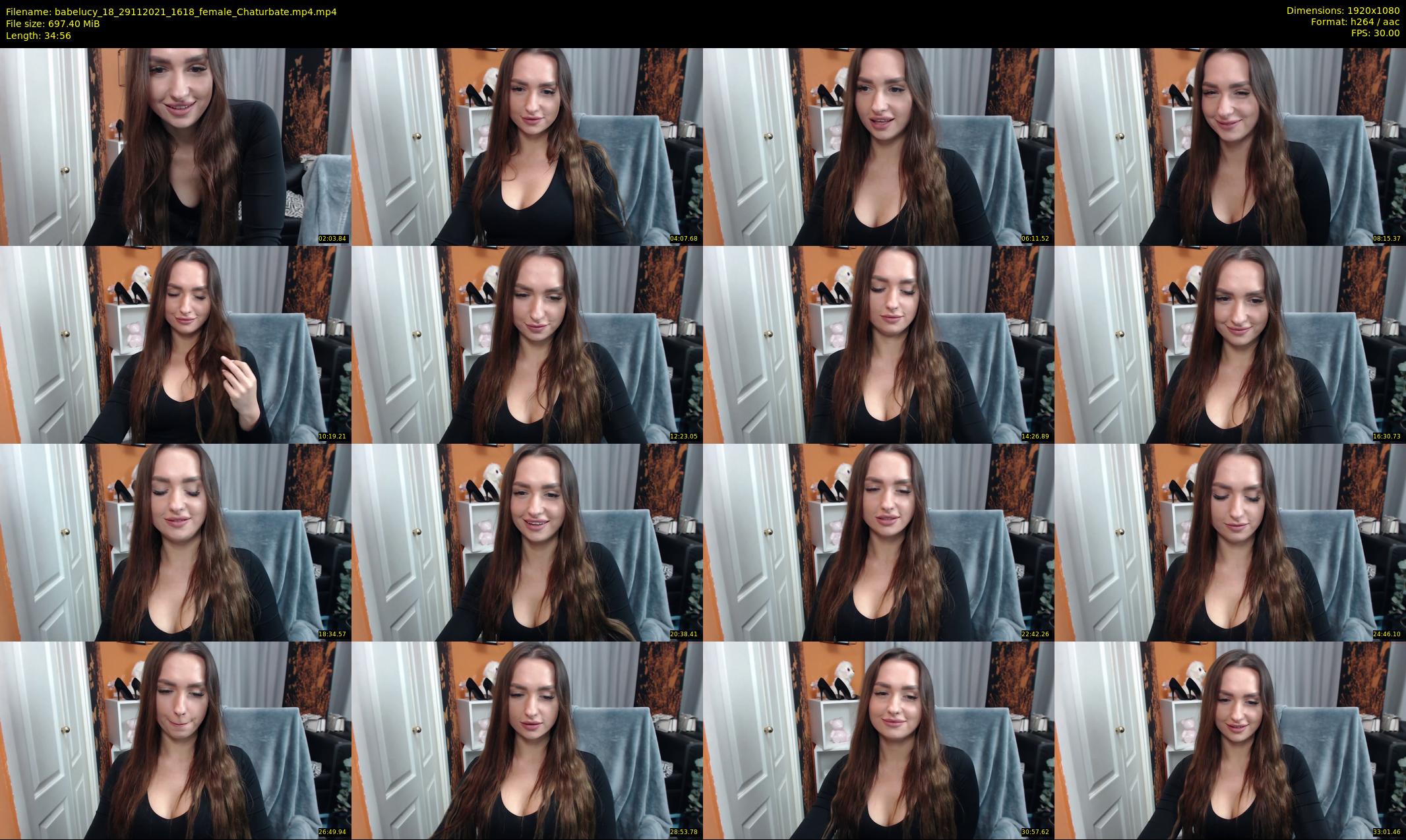 babelucy_18 — 35 minute Chaturbate female cam show recording, 1080p, Nov 29, 2021
