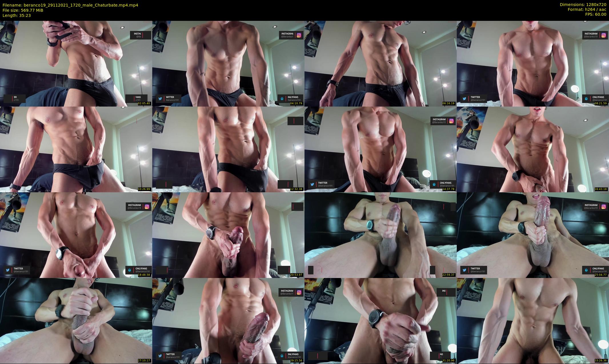 beranco19 — 36 minute Chaturbate male cam show recording, 720p, Nov 29, 2021