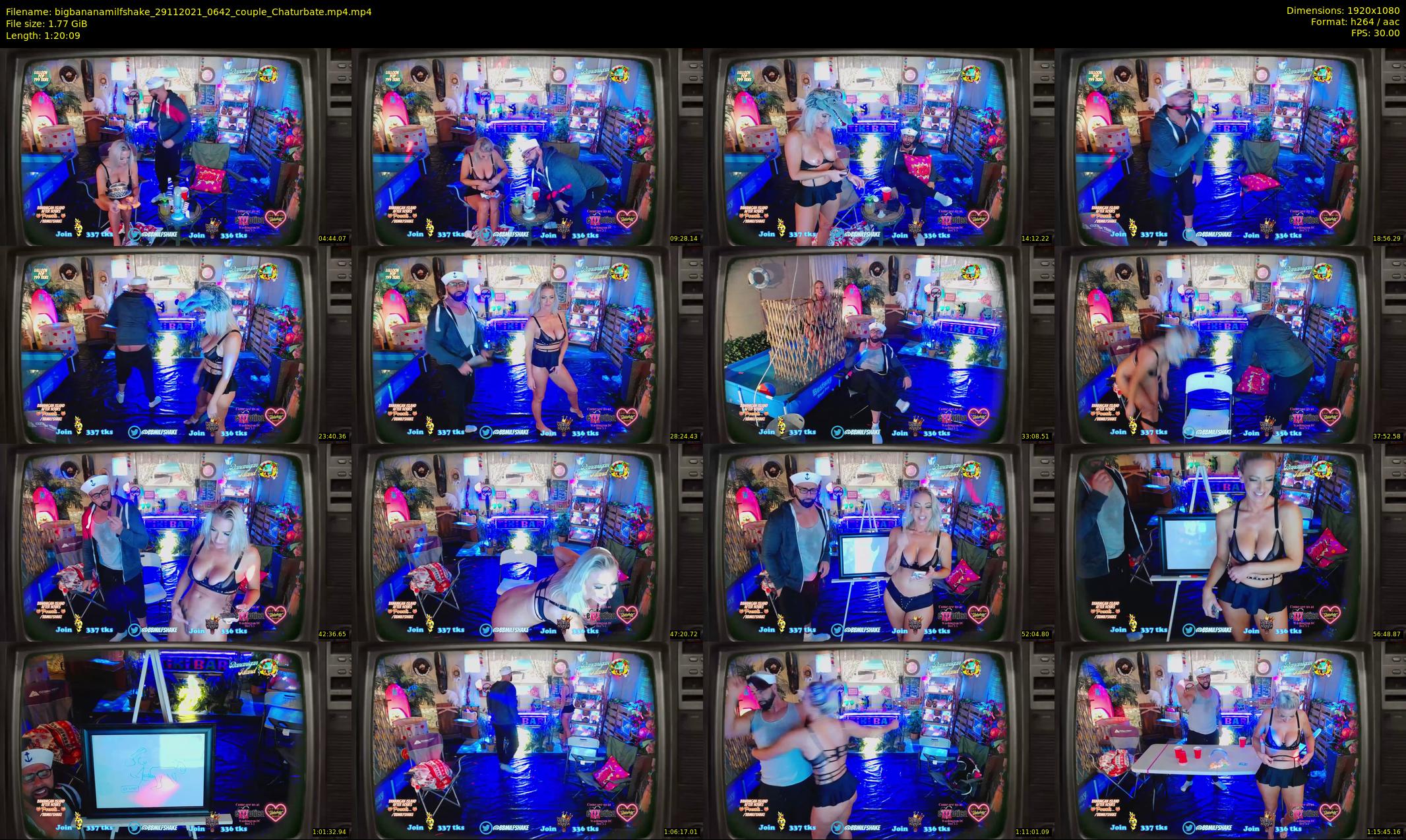 bigbananamilfshake — 81 minute Chaturbate couple cam show recording, 1080p, Nov 29, 2021