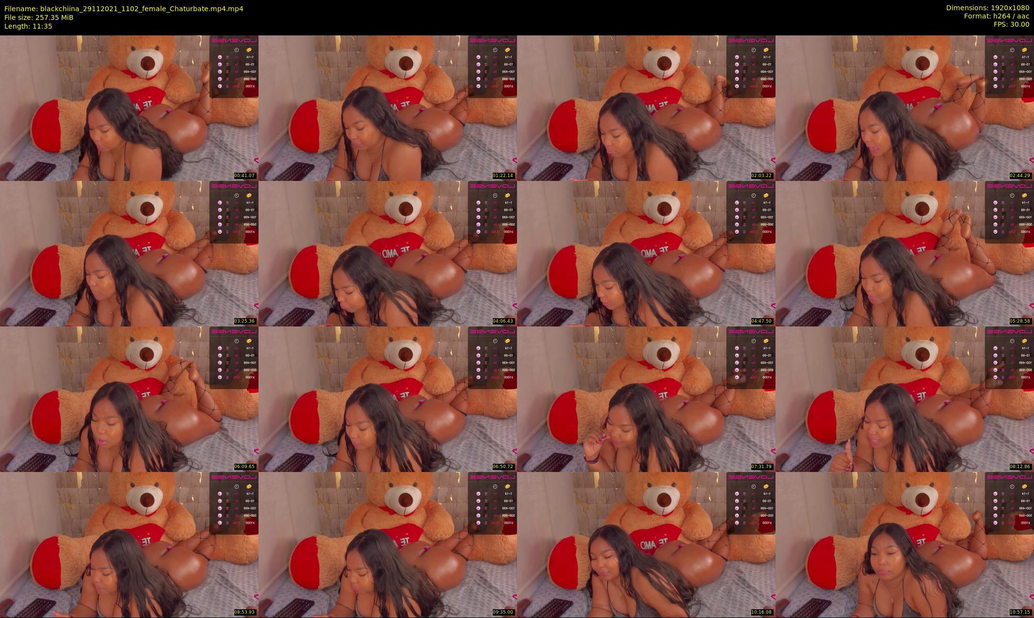 blackchiina — 12 minute Chaturbate female cam show recording, 1080p, Nov 29, 2021