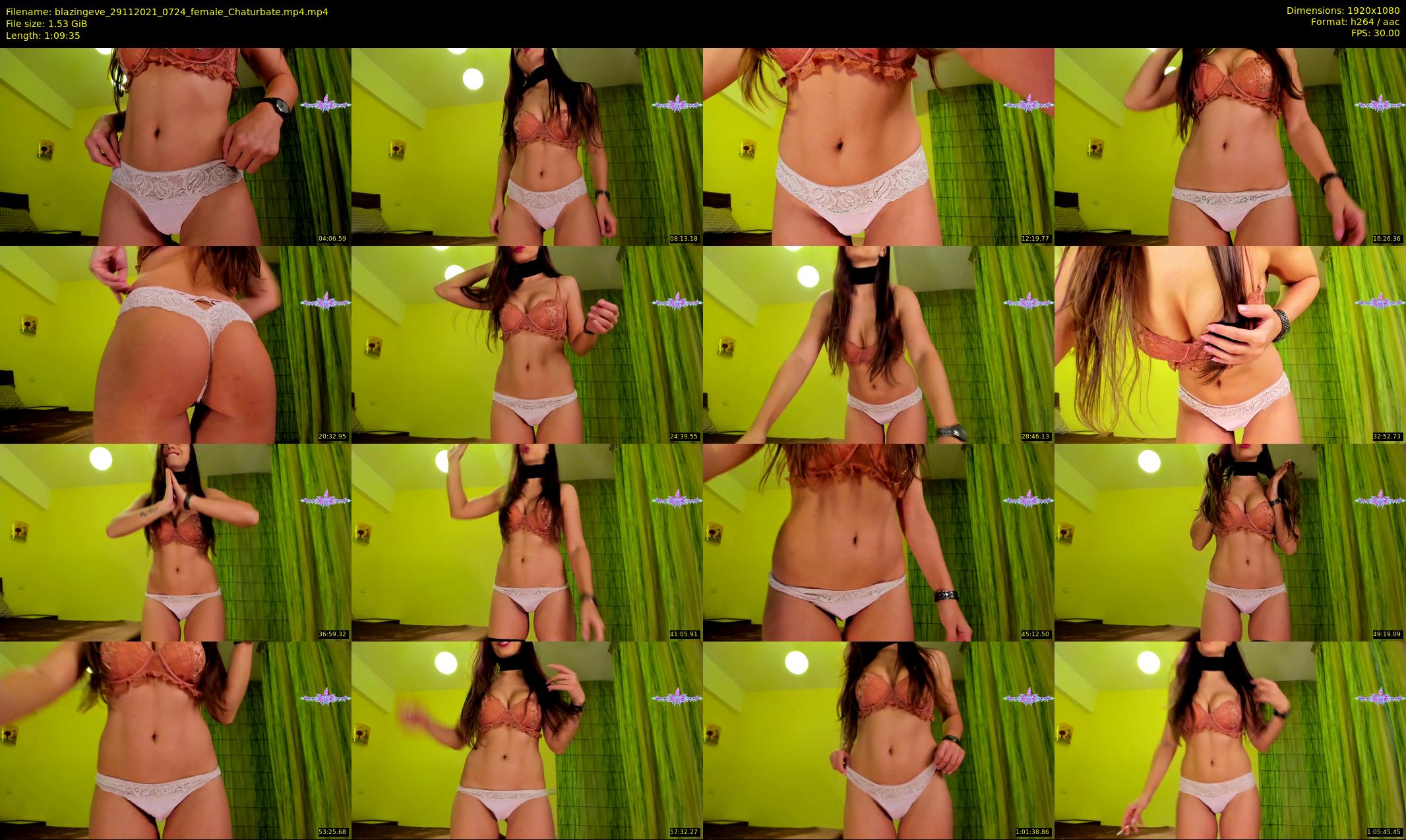 blazingeve — 70 minute Chaturbate female cam show recording, 1080p, Nov 29, 2021