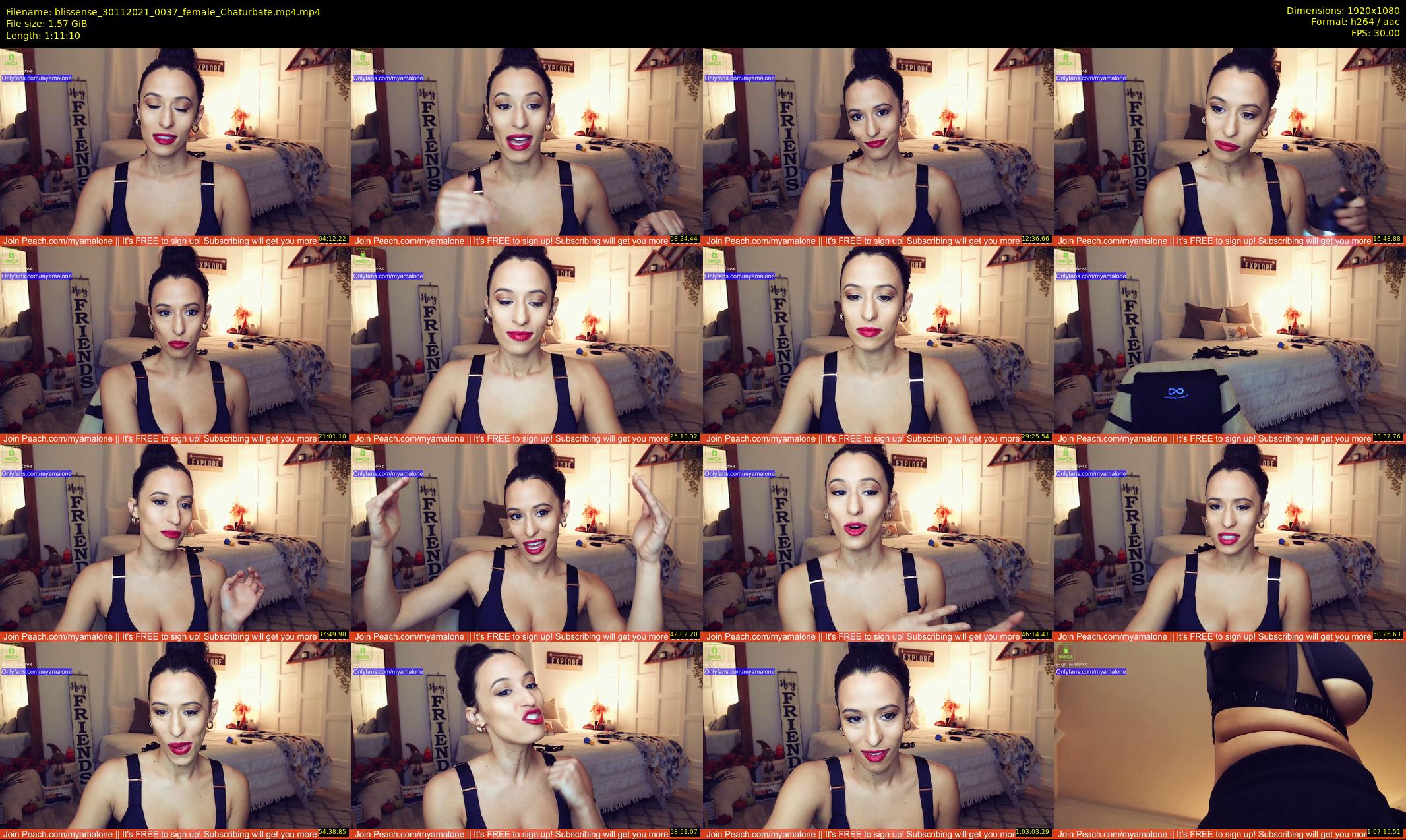blissense — 72 minute Chaturbate female cam show recording, 1080p, Nov 30, 2021