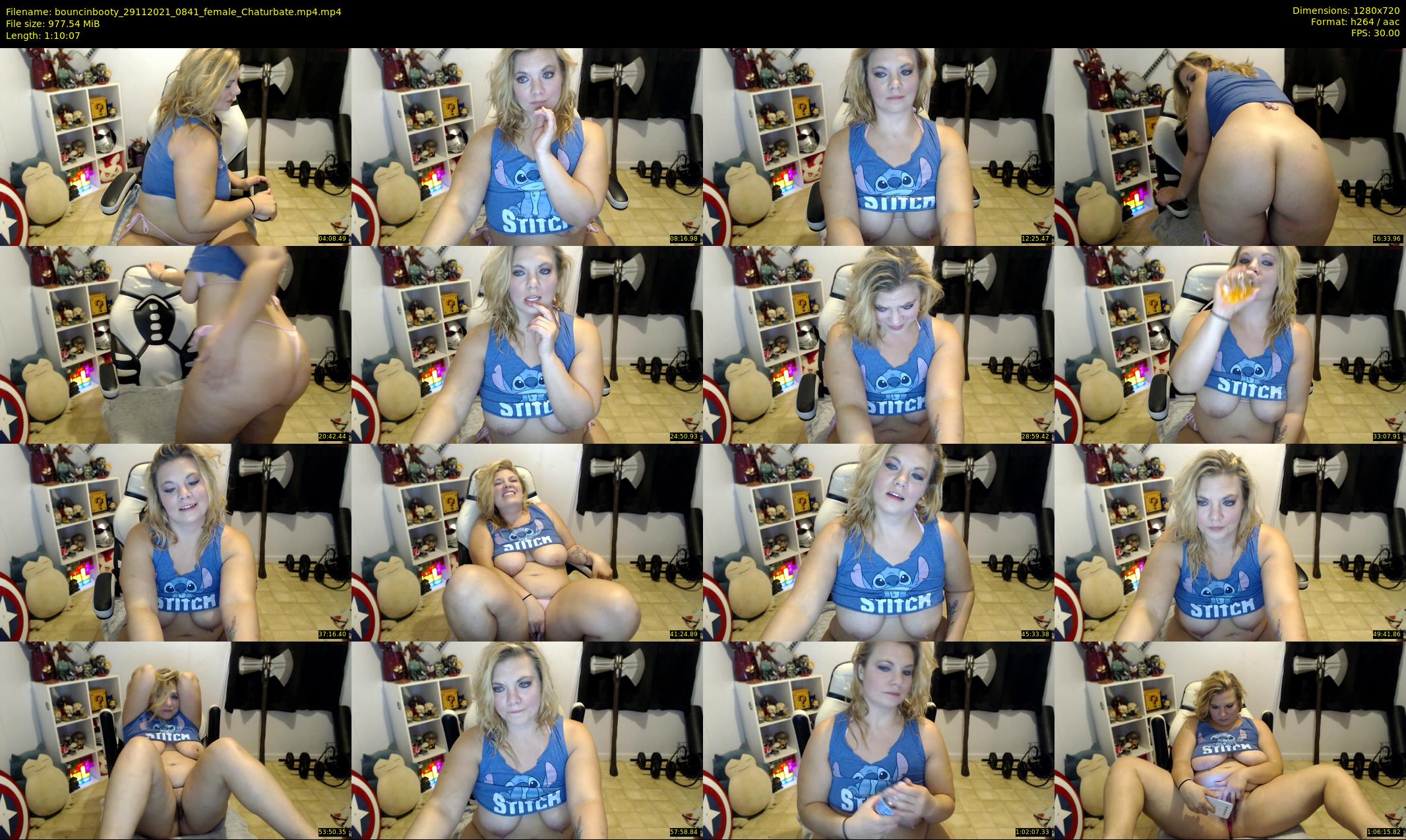 bouncinbooty — 71 minute Chaturbate female cam show recording, 720p, Nov 29, 2021