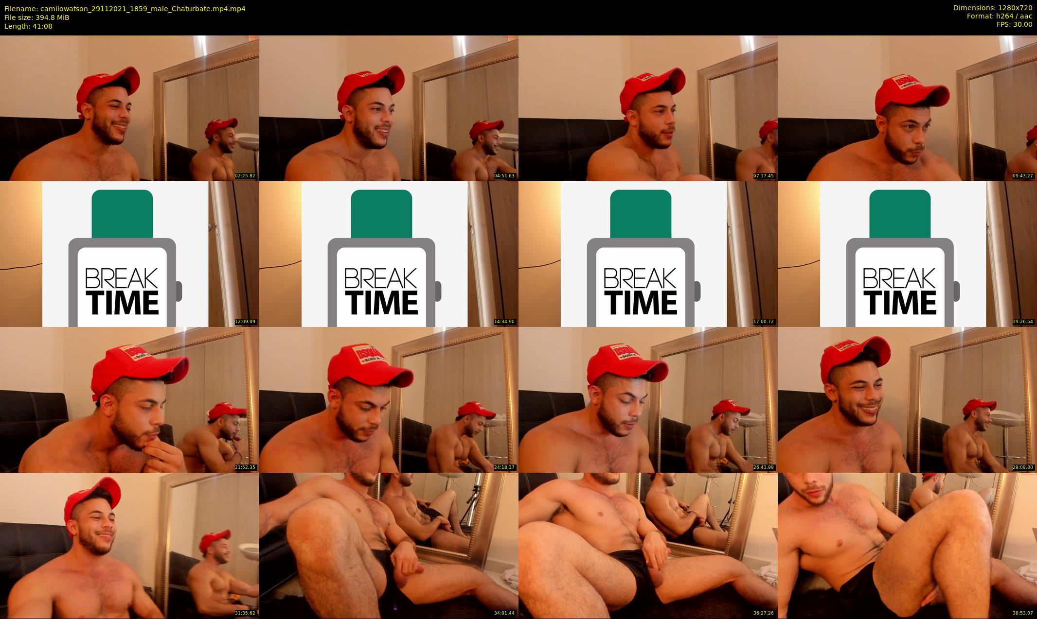 camilowatson — 42 minute Chaturbate male cam show recording, 720p, Nov 29, 2021