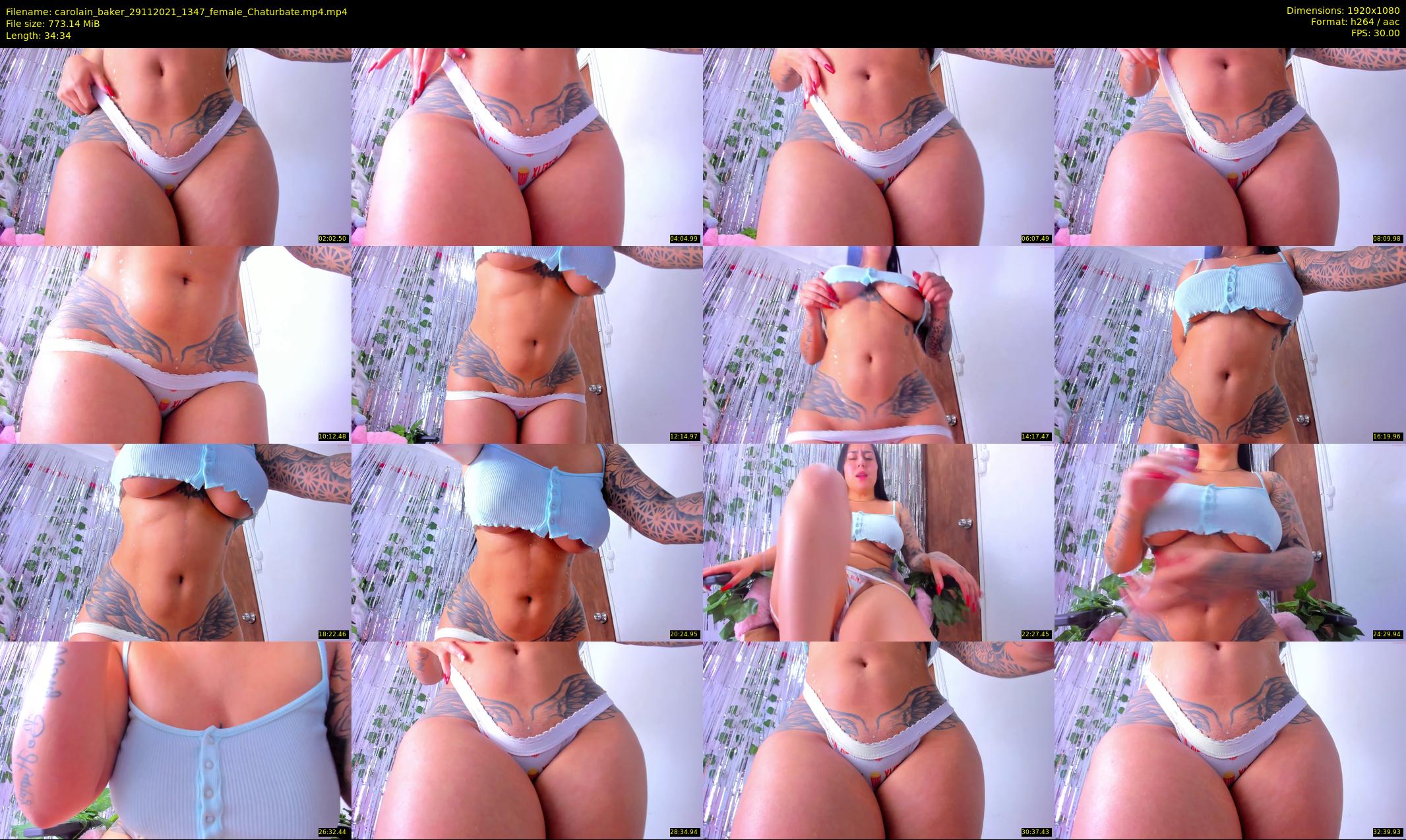carolain_baker — 35 minute Chaturbate female cam show recording, 1080p, Nov 29, 2021