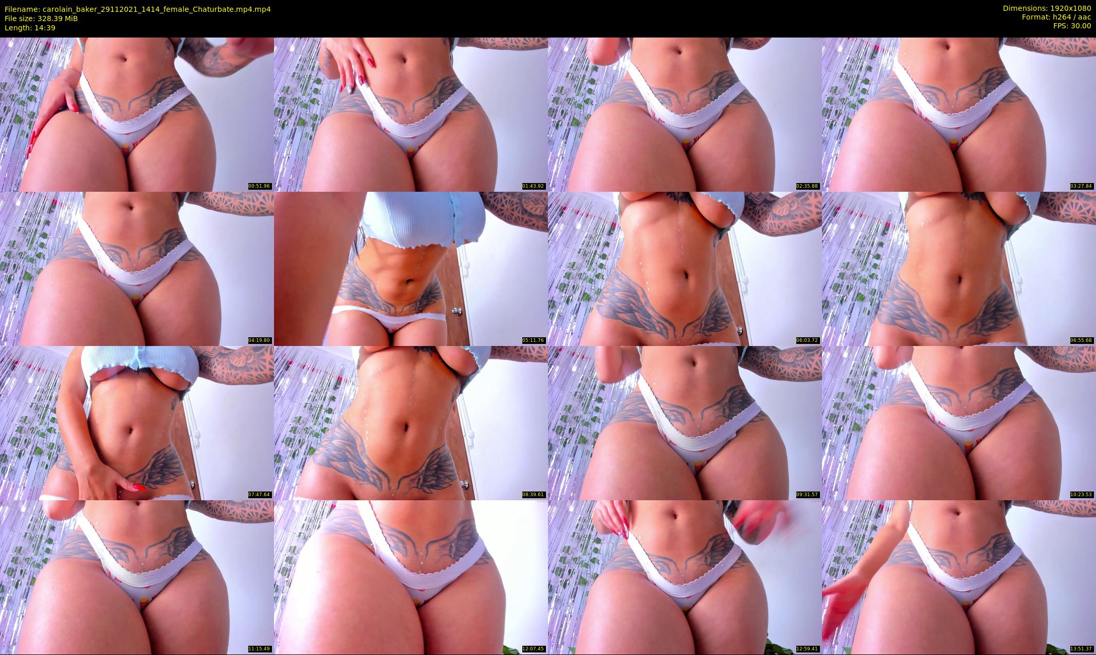 carolain_baker — 15 minute Chaturbate female cam show recording, 1080p, Nov 29, 2021