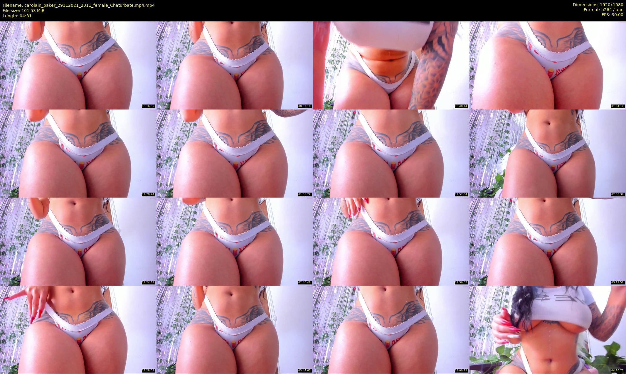 carolain_baker — 5 minute Chaturbate female cam show recording, 1080p, Nov 29, 2021