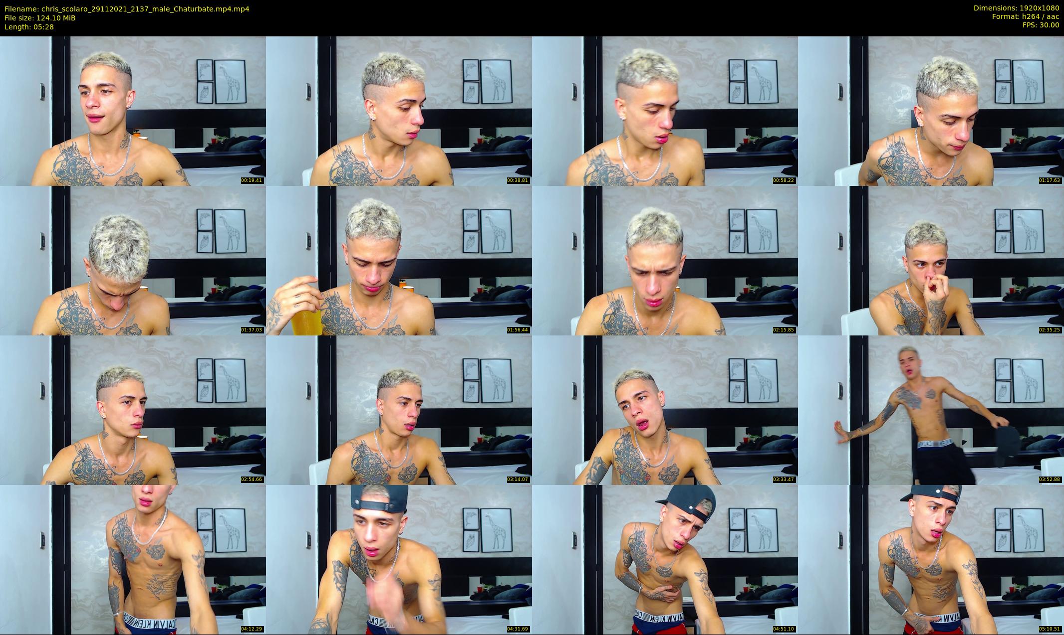 chris_scolaro — 6 minute Chaturbate male cam show recording, 1080p, Nov 29, 2021