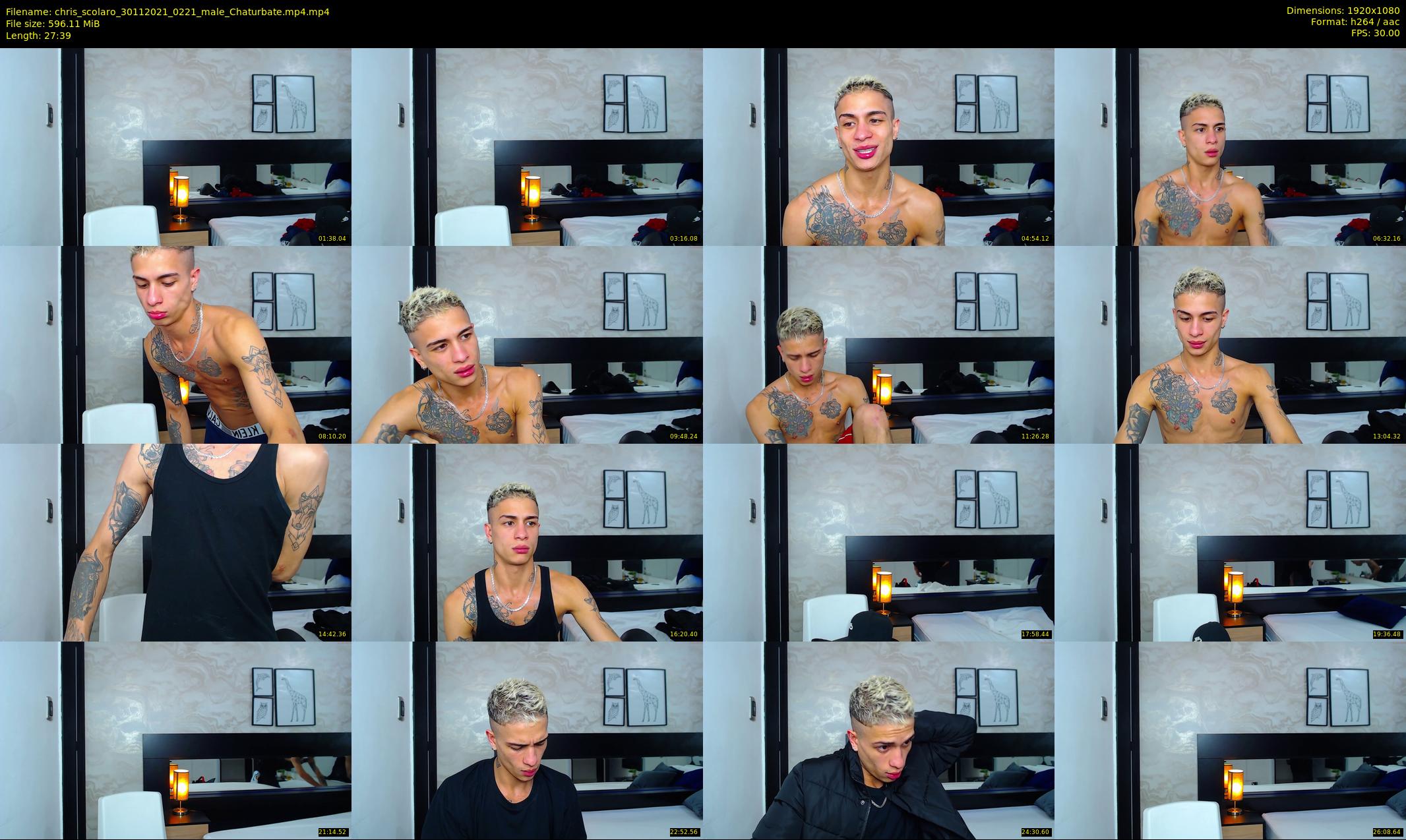 chris_scolaro — 28 minute Chaturbate male cam show recording, 1080p, Nov 30, 2021