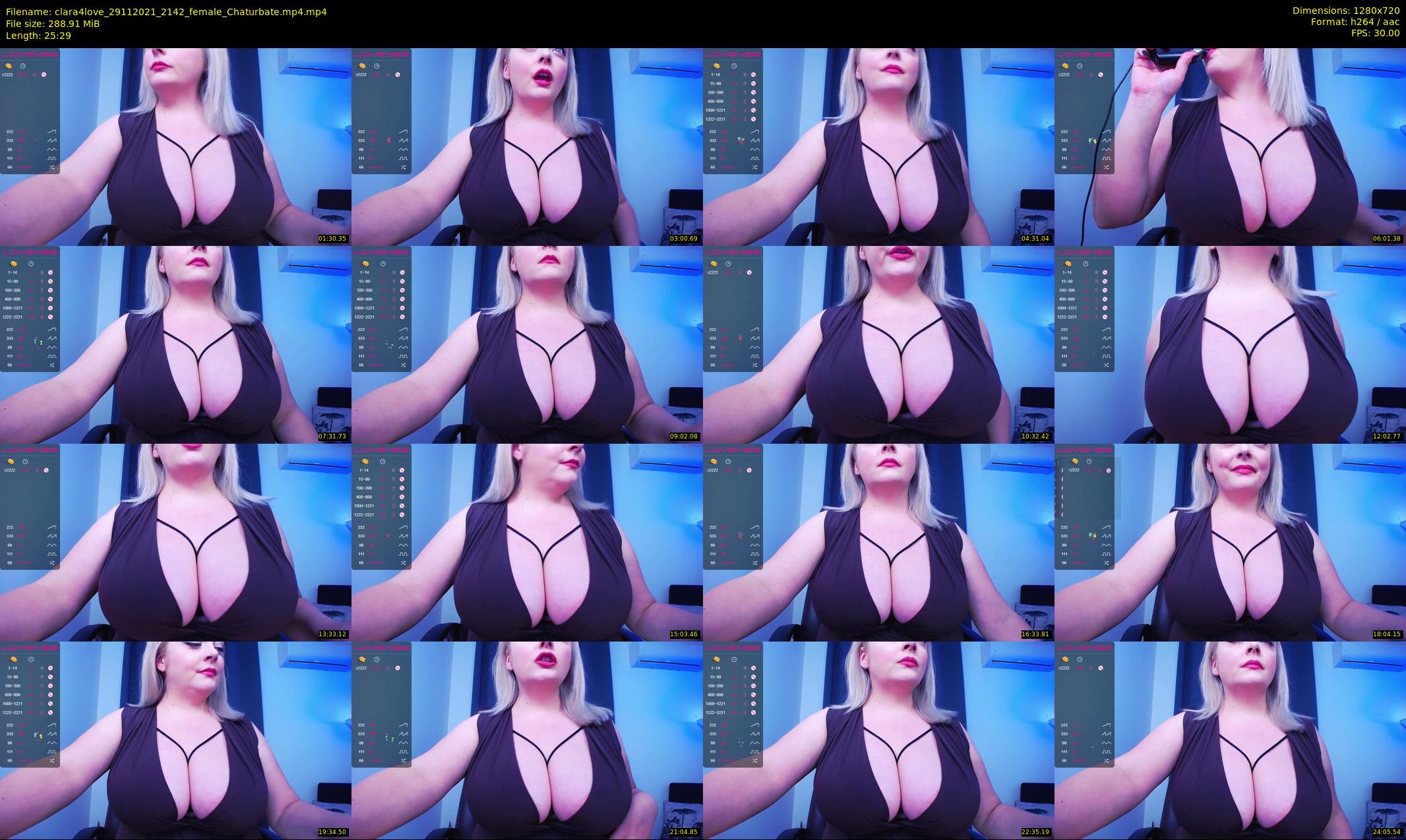 clara4love — 26 minute Chaturbate female cam show recording, 720p, Nov 29, 2021