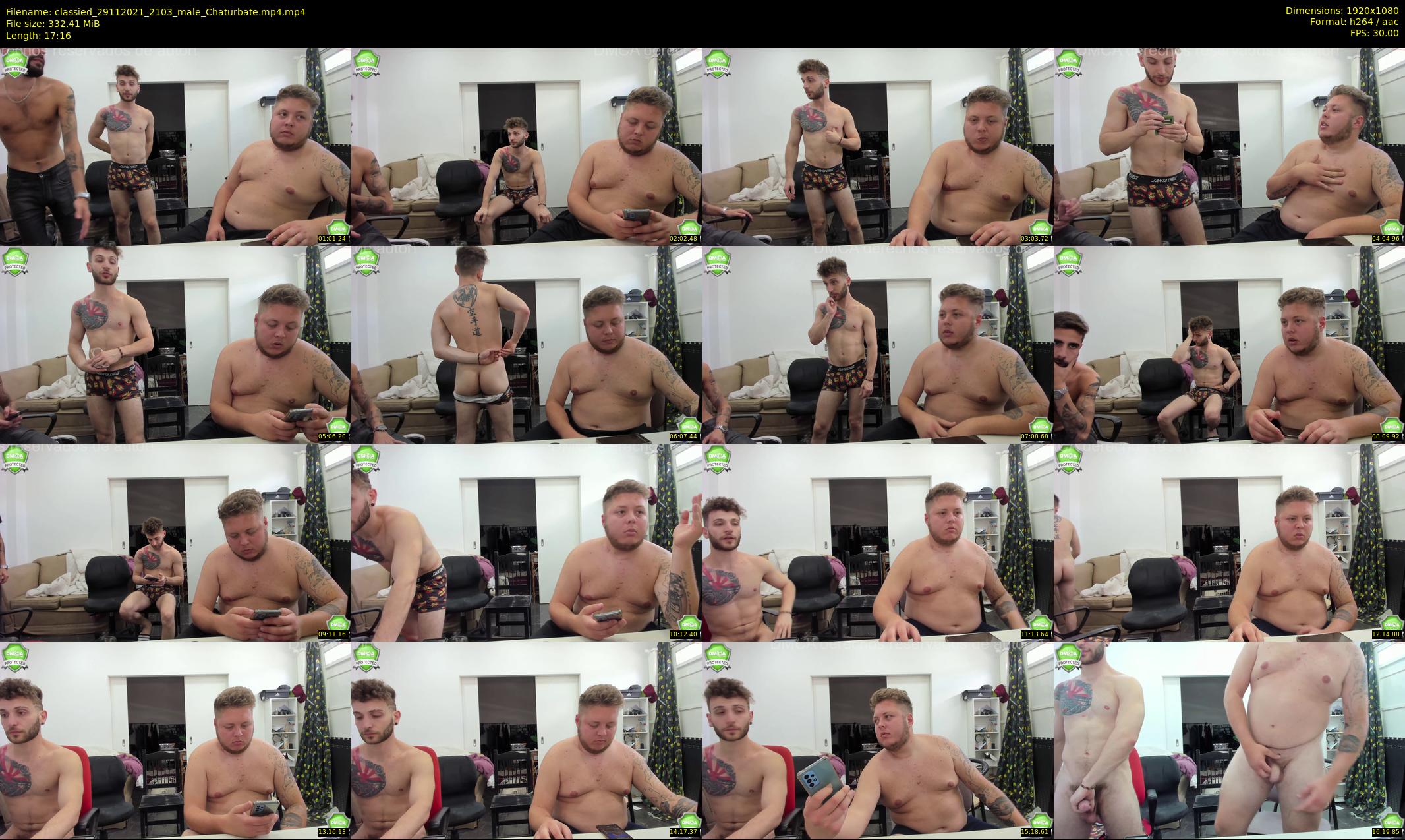 classied — 18 minute Chaturbate male cam show recording, 1080p, Nov 29, 2021
