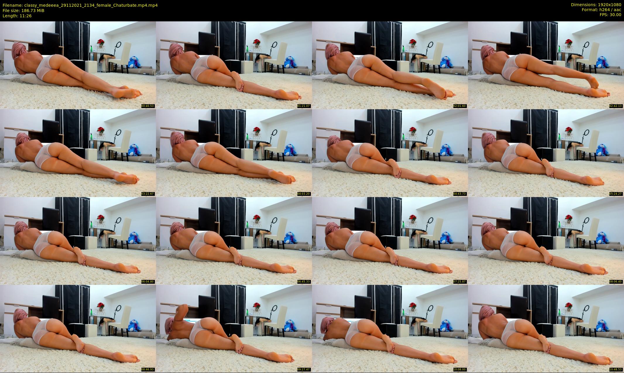 classy_medeeea — 12 minute Chaturbate female cam show recording, 1080p, Nov 29, 2021