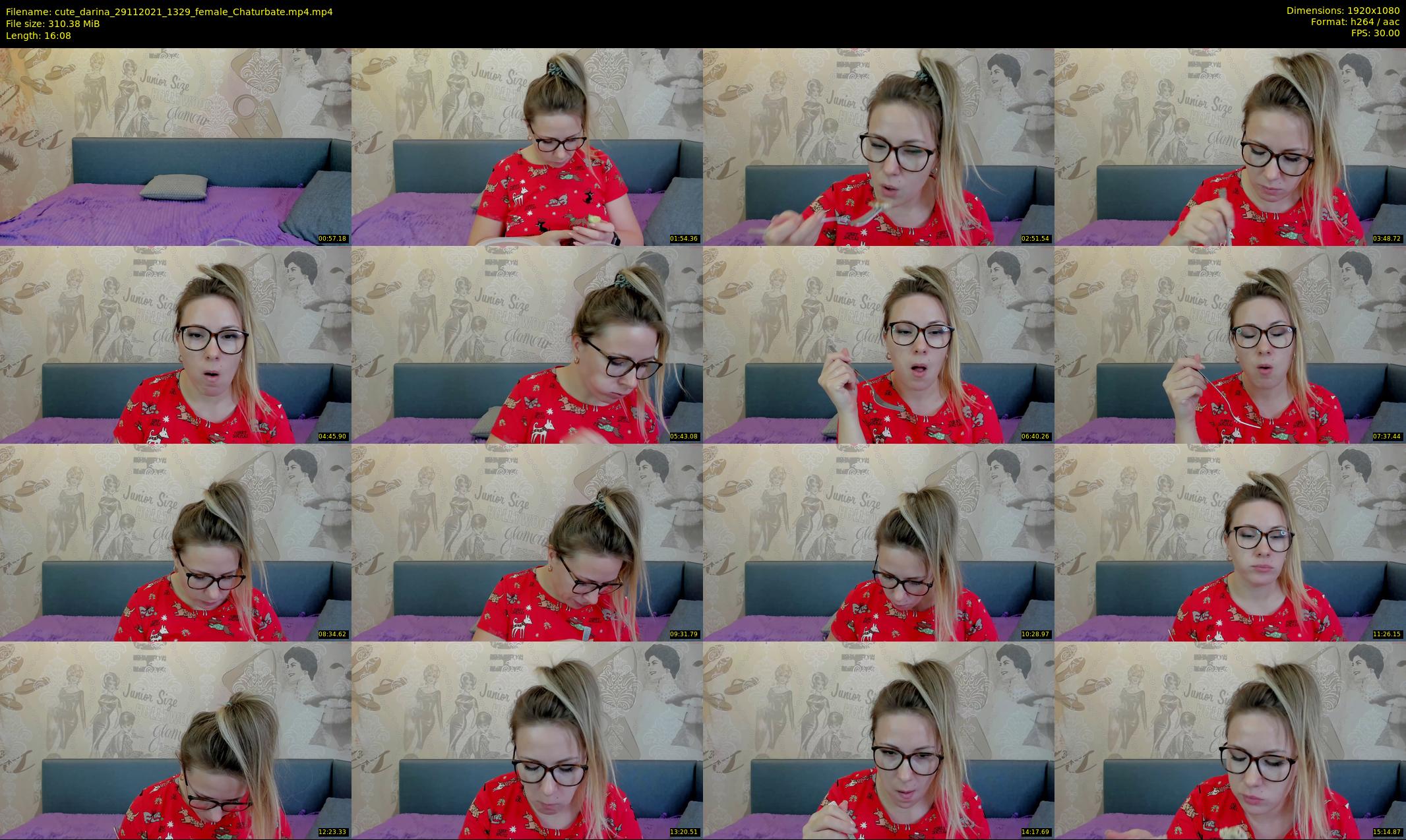 cute_darina — 17 minute Chaturbate female cam show recording, 1080p, Nov 29, 2021