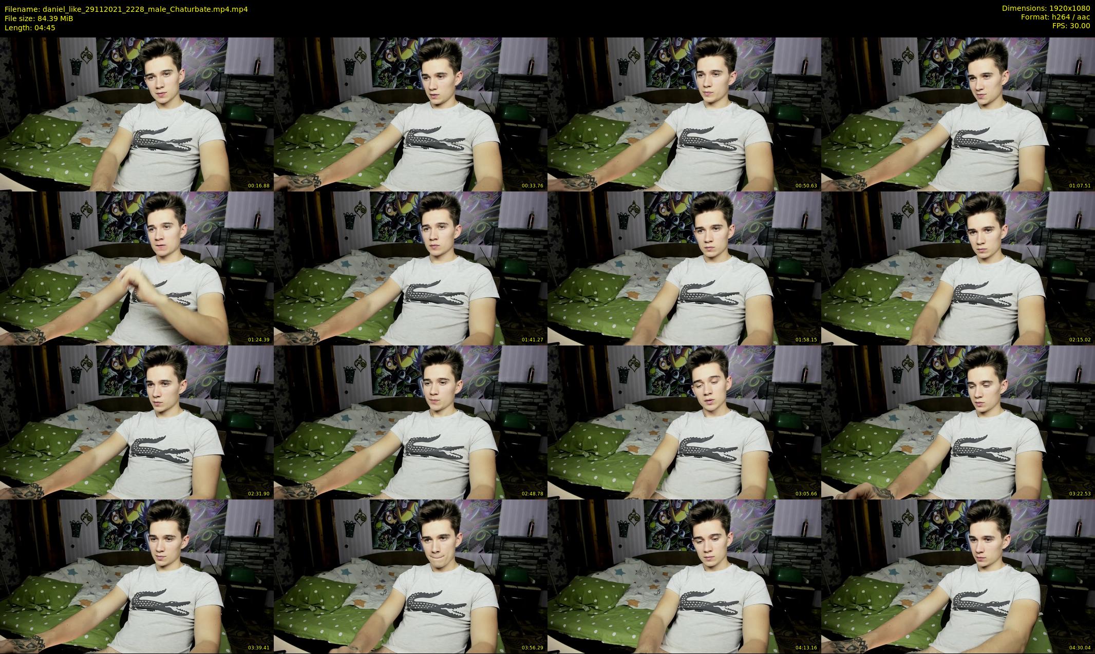 daniel_like — 5 minute Chaturbate male cam show recording, 1080p, Nov 29, 2021