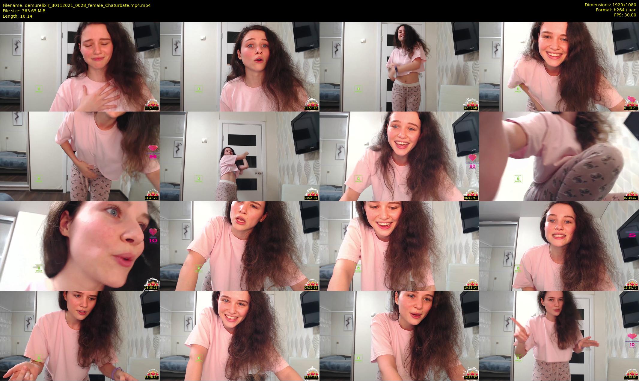 demurelixir — 17 minute Chaturbate female cam show recording, 1080p, Nov 30, 2021