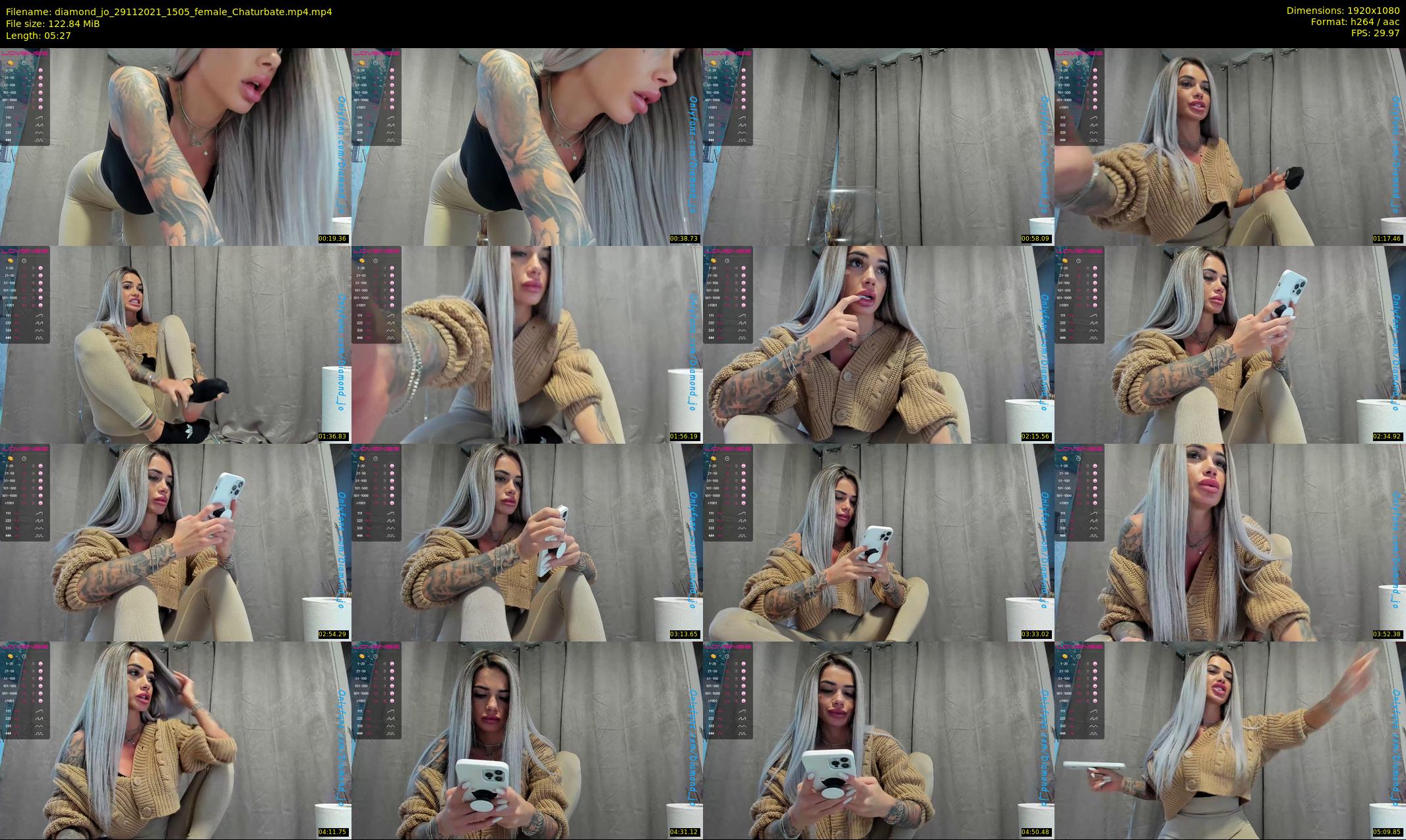 diamond_jo — 6 minute Chaturbate female cam show recording, 1080p, Nov 29, 2021