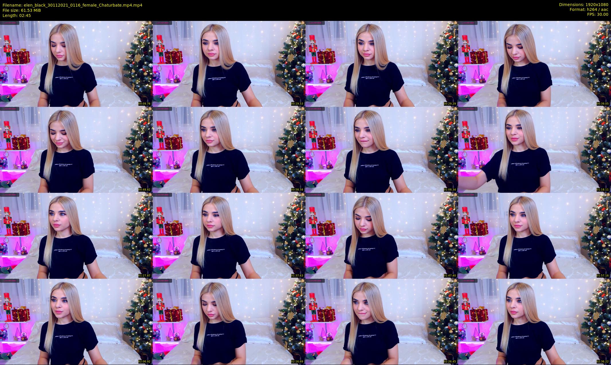 elen_black — 3 minute Chaturbate female cam show recording, 1080p, Nov 30, 2021