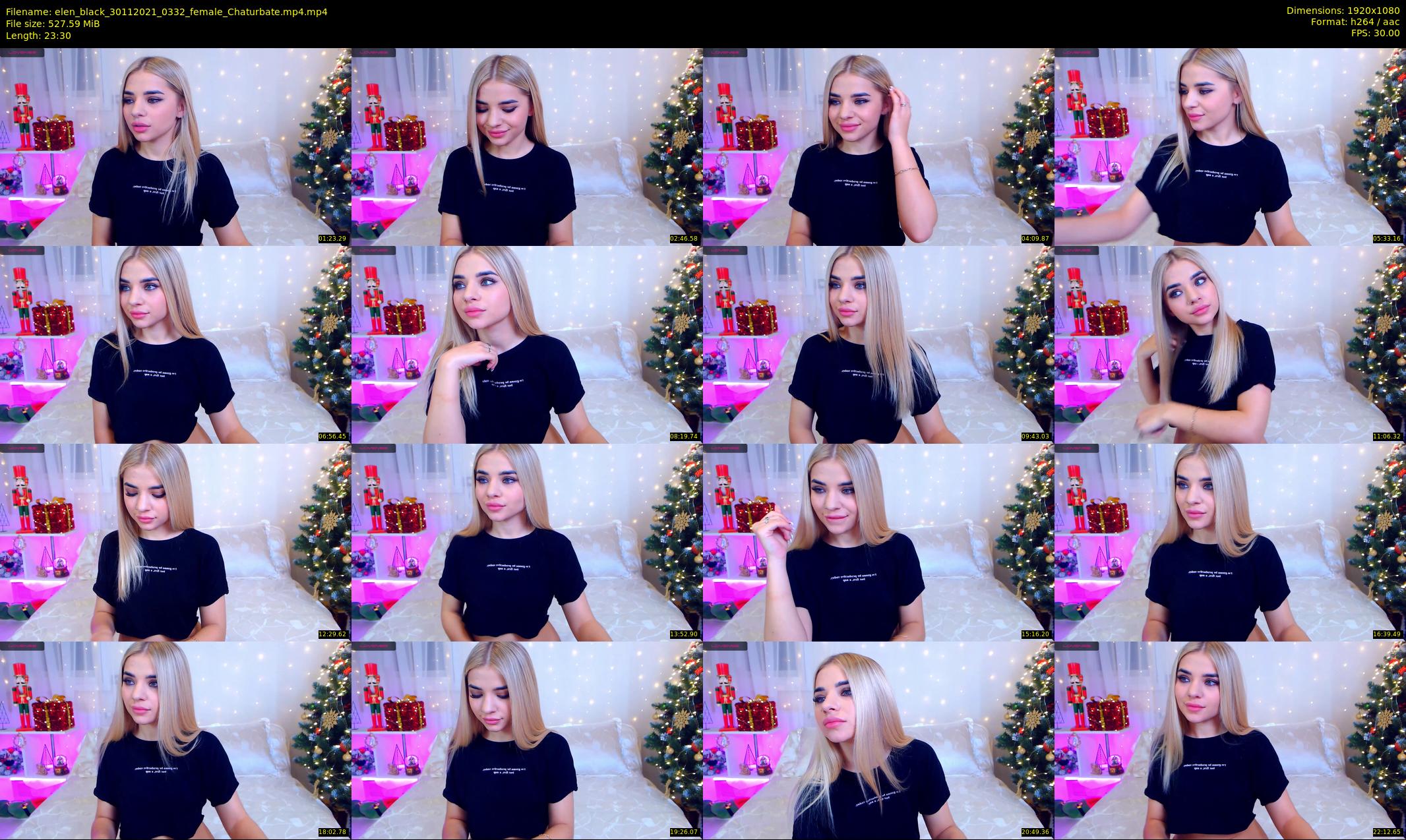 elen_black — 24 minute Chaturbate female cam show recording, 1080p, Nov 30, 2021