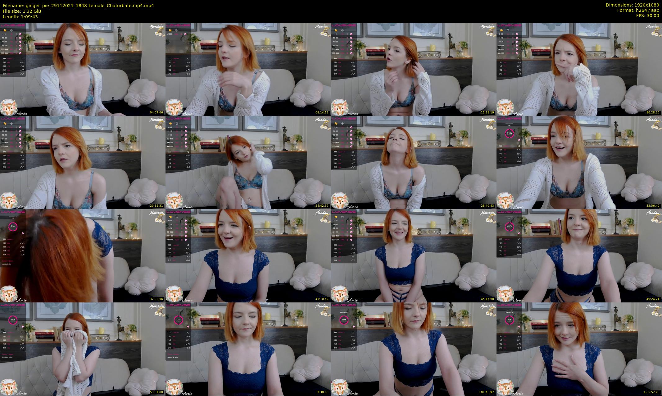 ginger_pie — 70 minute Chaturbate female cam show recording, 1080p, Nov 29, 2021