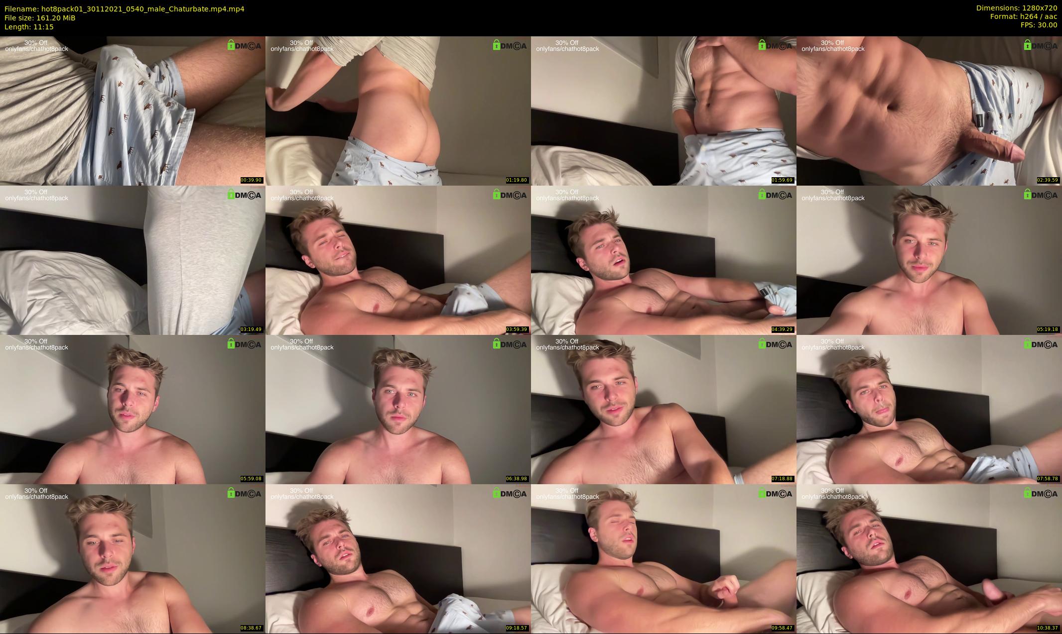 hot8pack01 — 12 minute Chaturbate male cam show recording, 720p, Nov 30, 2021