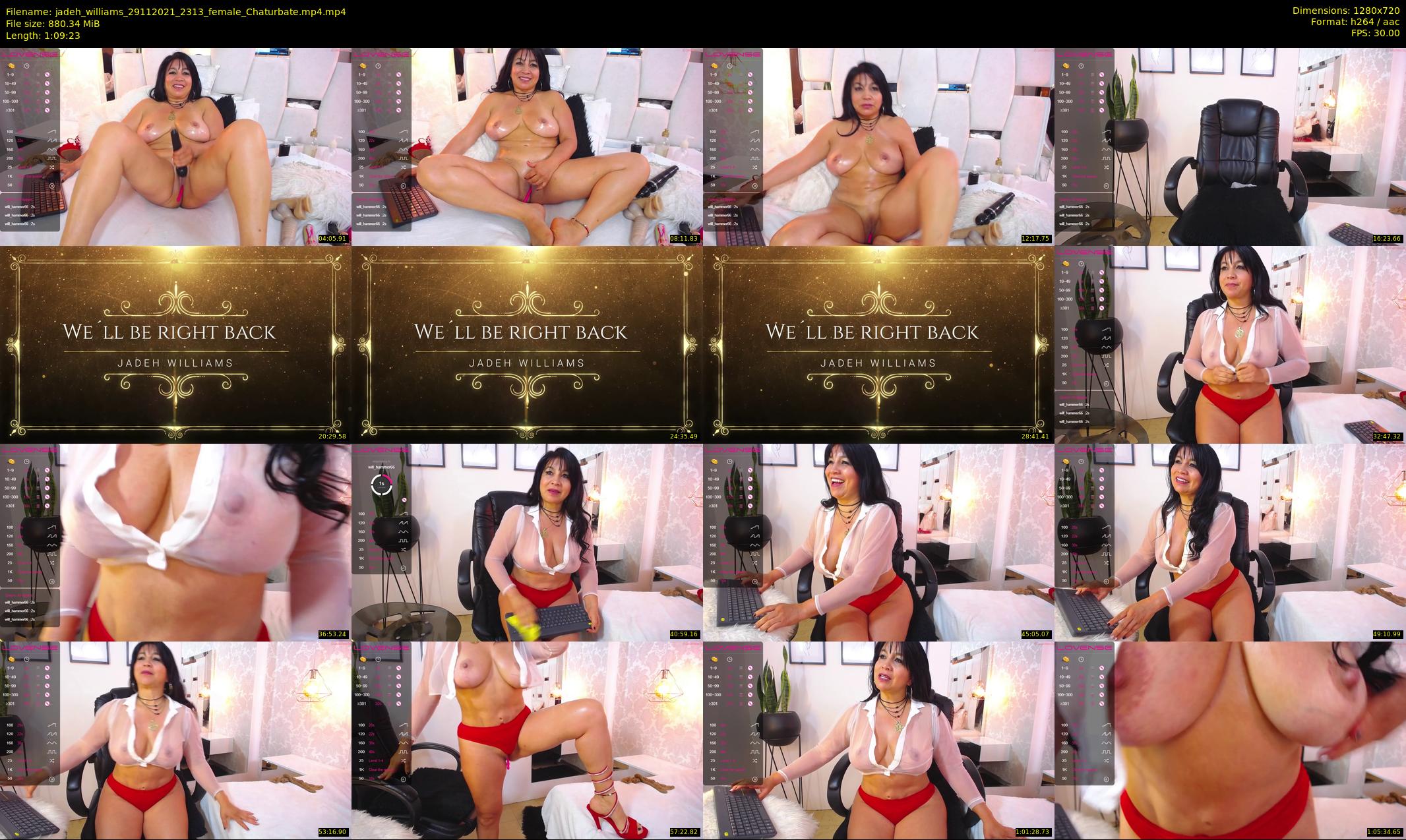 jadeh_williams — 70 minute Chaturbate female cam show recording, 720p, Nov 29, 2021