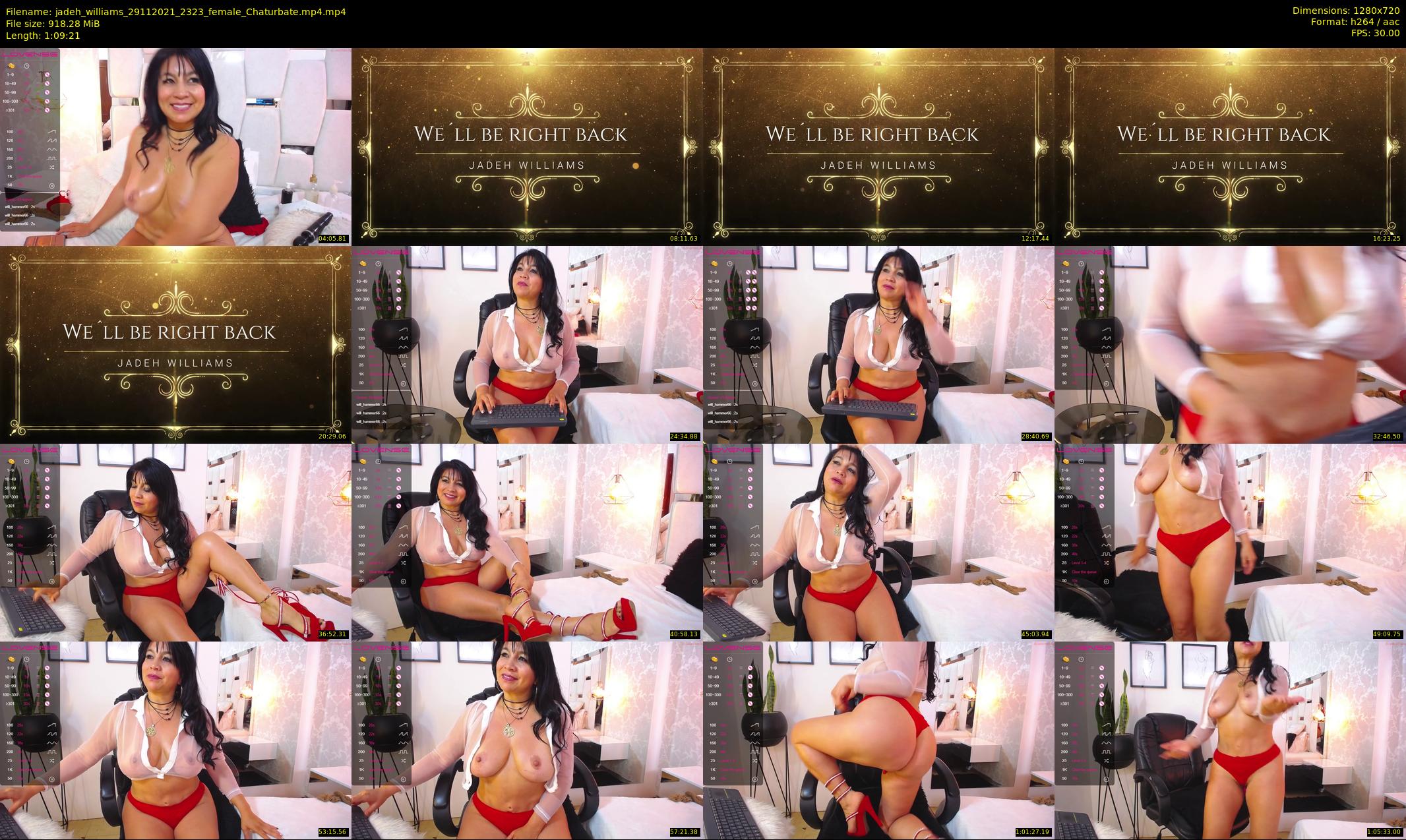 jadeh_williams — 70 minute Chaturbate female cam show recording, 720p, Nov 29, 2021