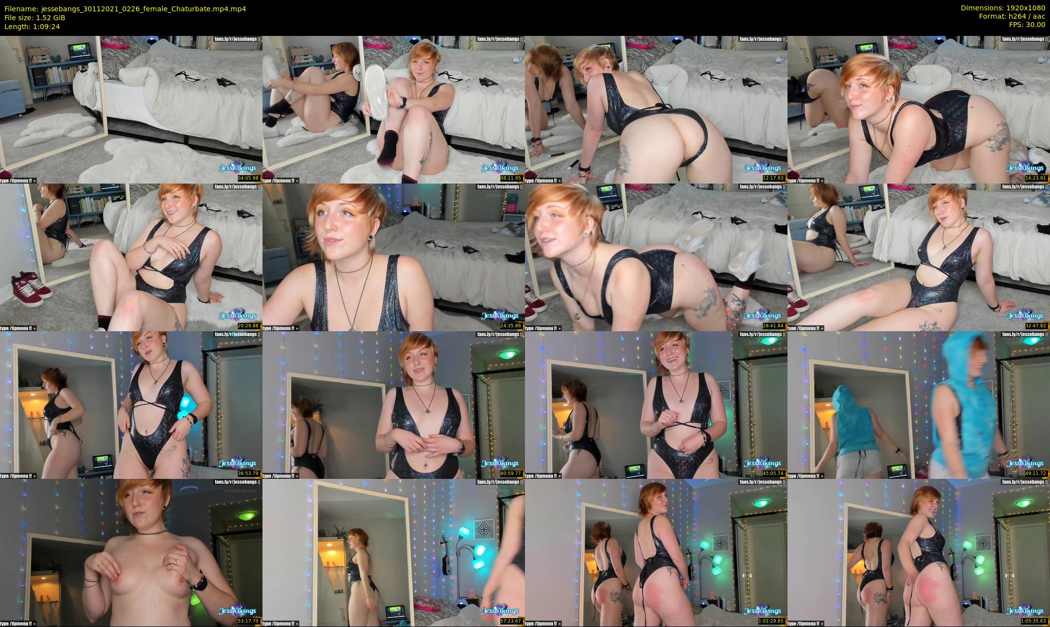 jessebangs — 70 minute Chaturbate female cam show recording, 1080p, Nov 30, 2021
