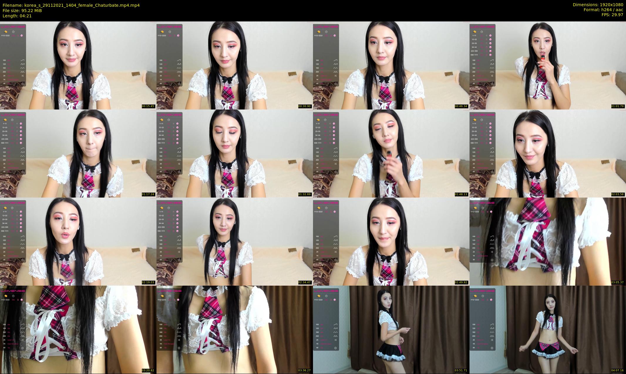 korea_s — 5 minute Chaturbate female cam show recording, 1080p, Nov 29, 2021