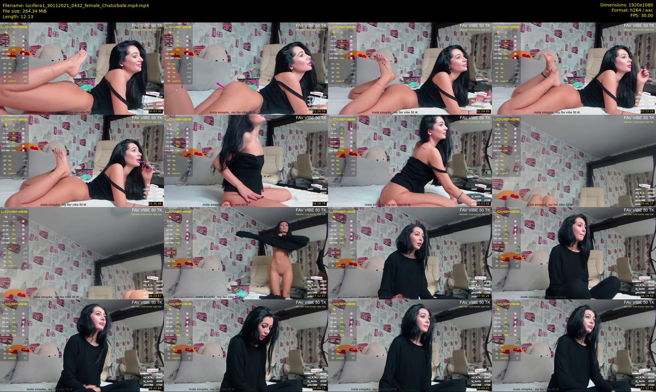lucifera1 — 13 minute Chaturbate female cam show recording, 1080p, Nov 30, 2021