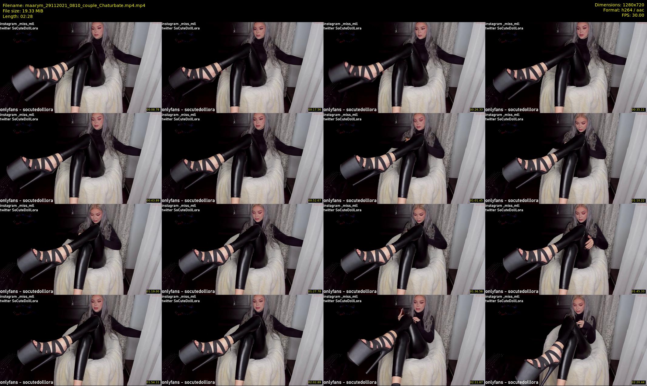 maarym — 3 minute Chaturbate couple cam show recording, 720p, Nov 29, 2021
