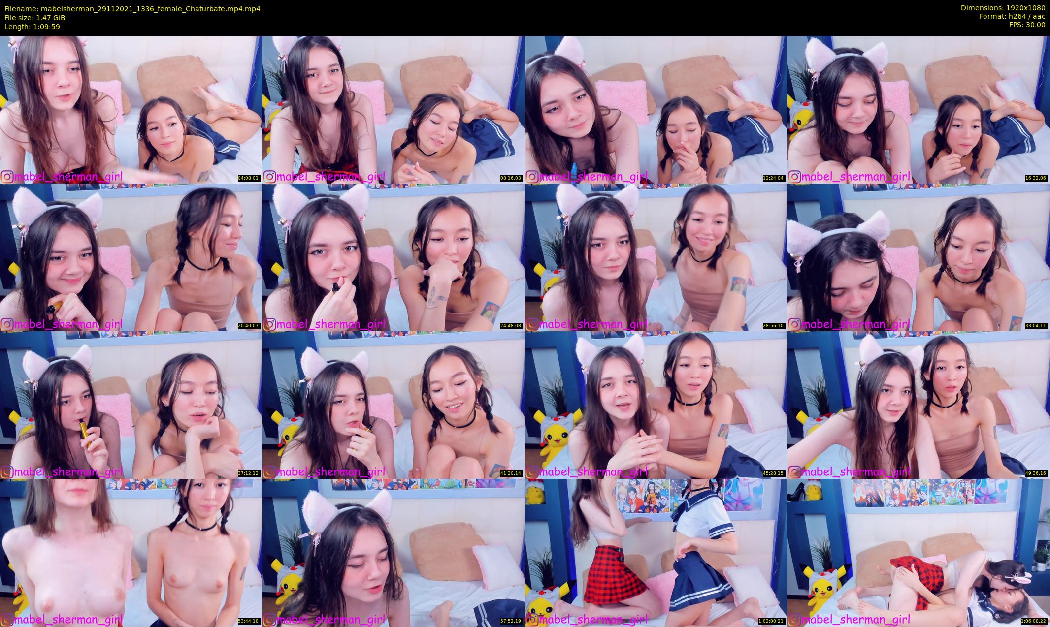 mabelsherman — 70 minute Chaturbate couple cam show recording, 1080p, Nov 29, 2021